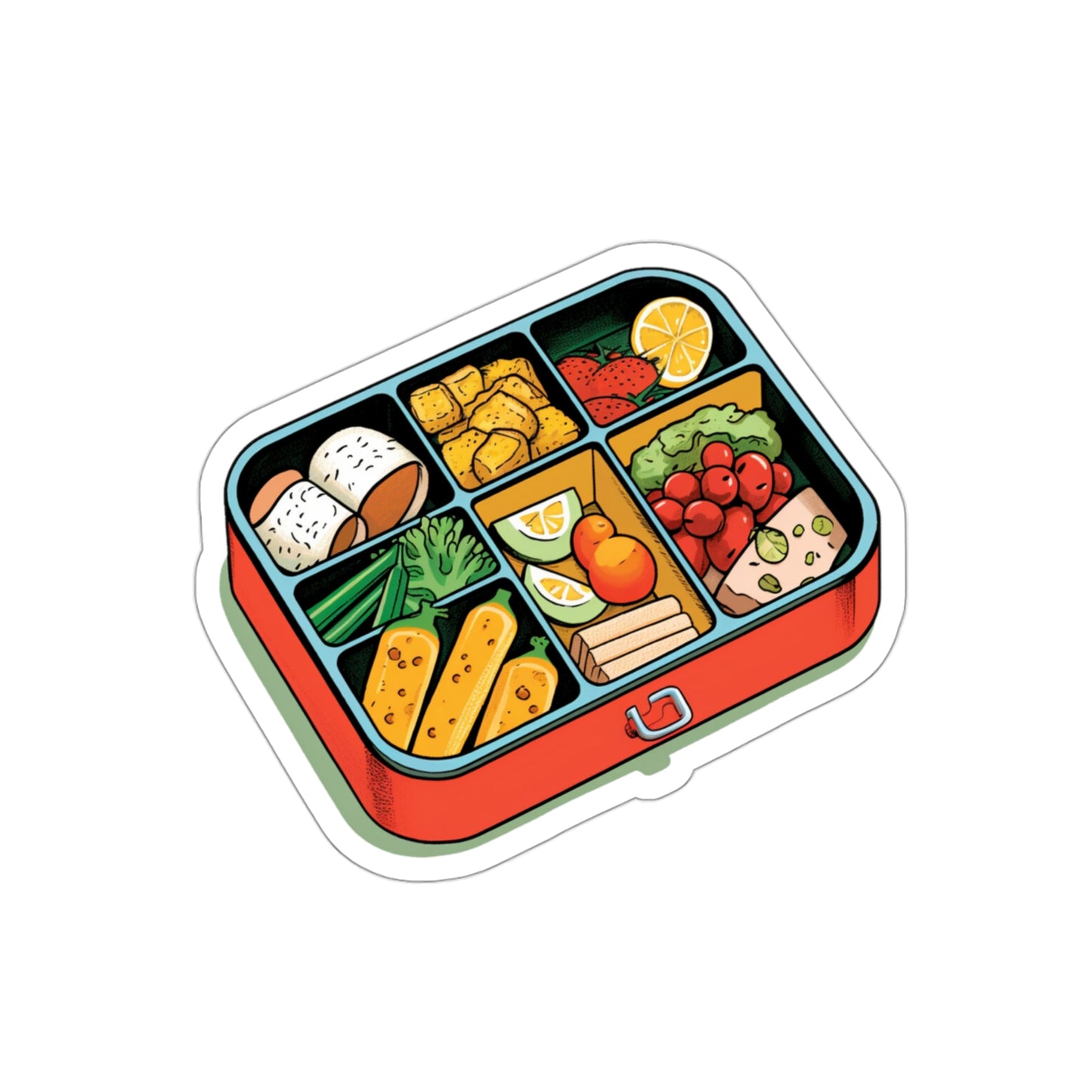 BENTO BOX - Die-Cut Stickers | Japanese | Traditional | Lunchbox