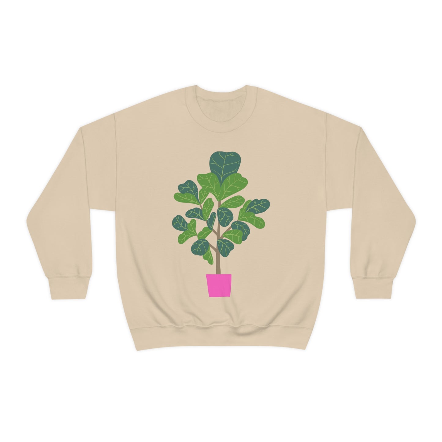 FIDDLE LEAF FIG  Unisex Heavy Blend™ Crewneck Sweatshirt |  House plants