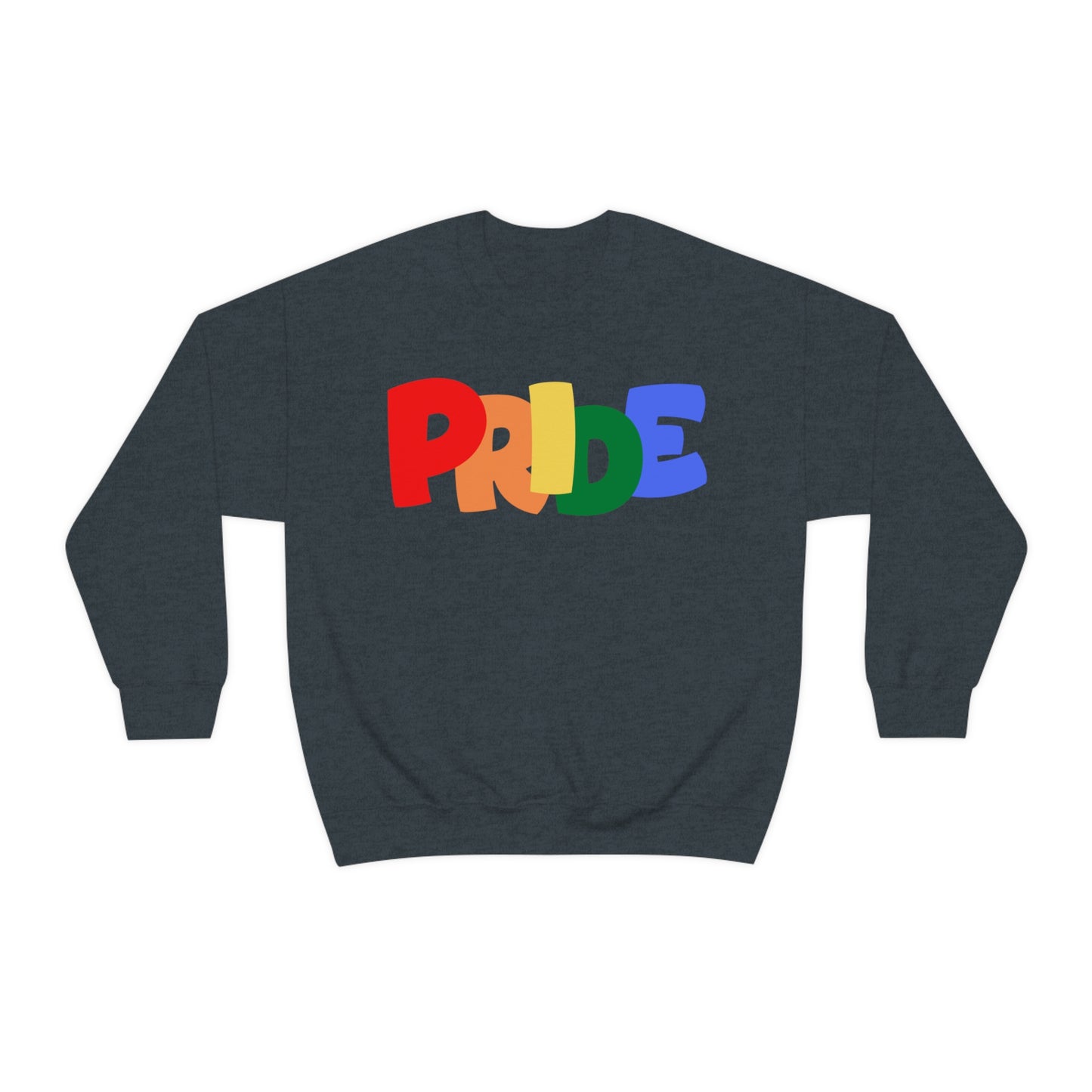 PRIDE  Unisex Heavy Blend™ Crewneck Sweatshirt | Pride Month | LGBTQ | Lesbian Gay Bisexual Transgender Queer | Love | Celebrate