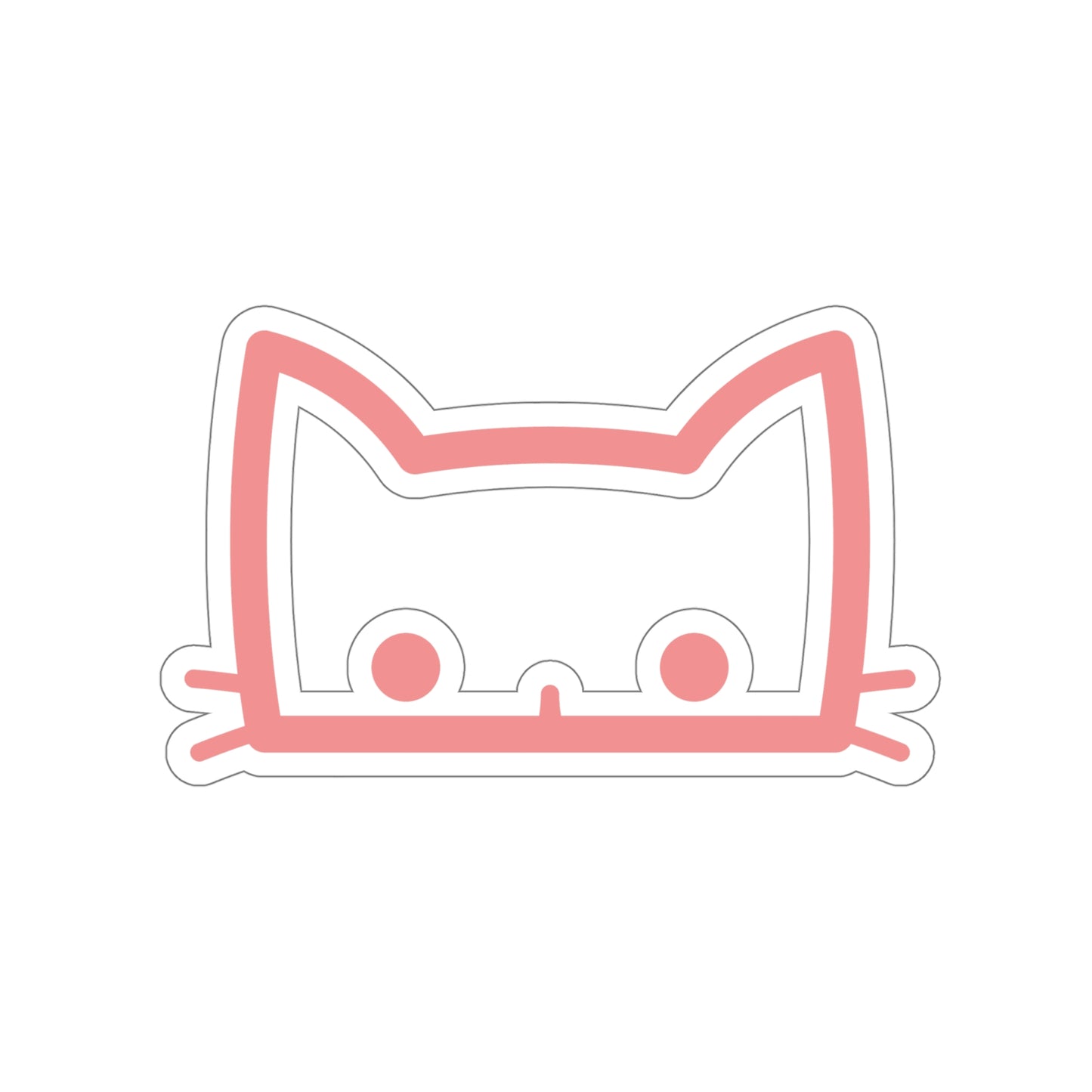 Pink Cat-Die-Cut Stickers | Laptop | Car | Skateboard | Luggage | Phone | Waterproof