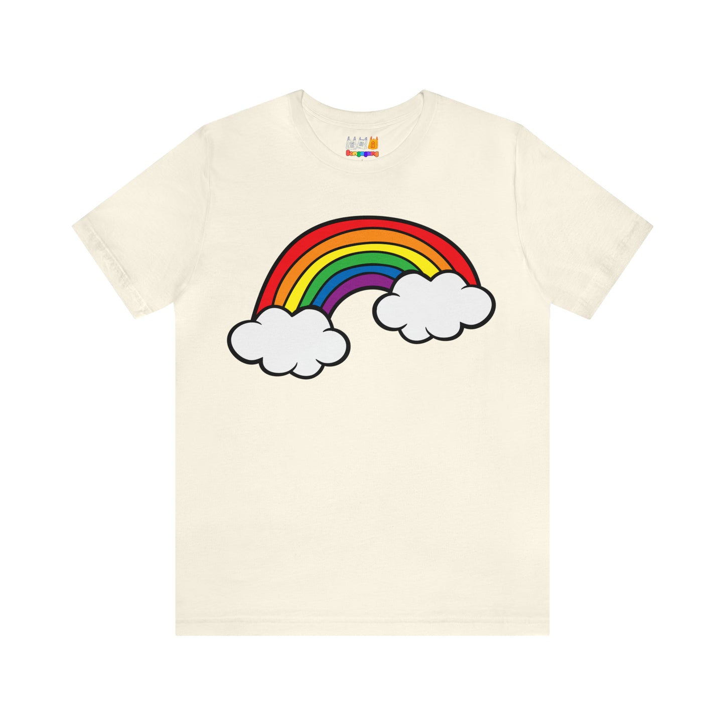 Rainbow Jersey Short Sleeve T-Shirt | Diversity | Equality