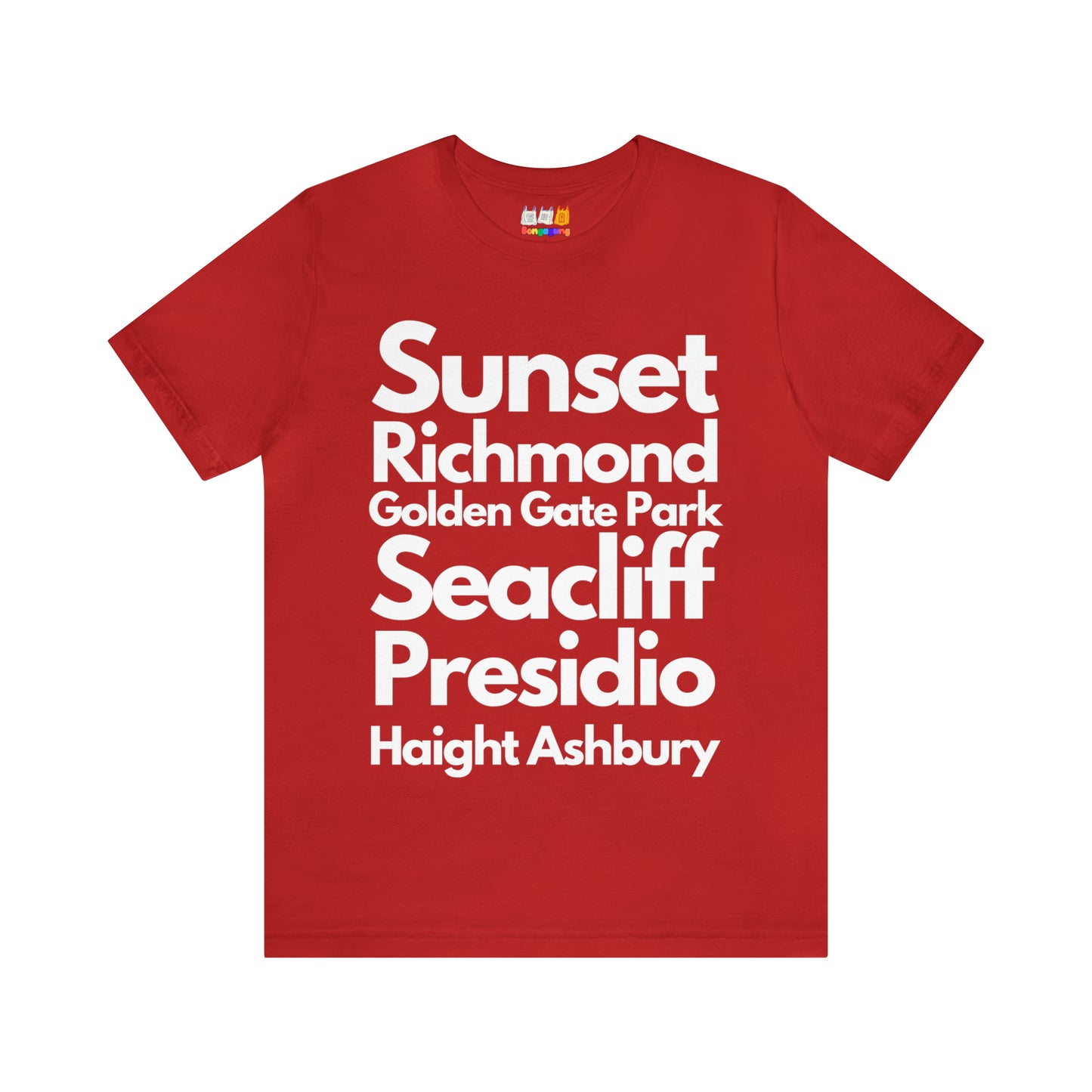 SAN FRANCISCO SUNSET Unisex Jersey Short Sleeve T-SHIRT | San Francisco | Bay Area | California