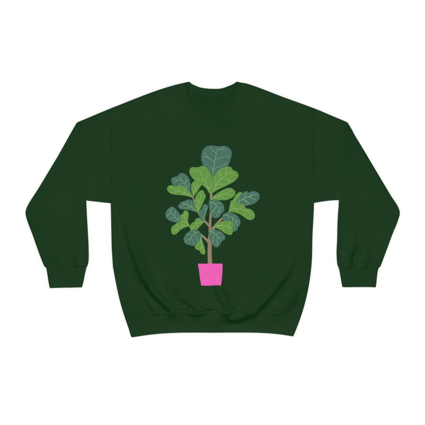 FIDDLE LEAF FIG  Unisex Heavy Blend™ Crewneck Sweatshirt |  House plants