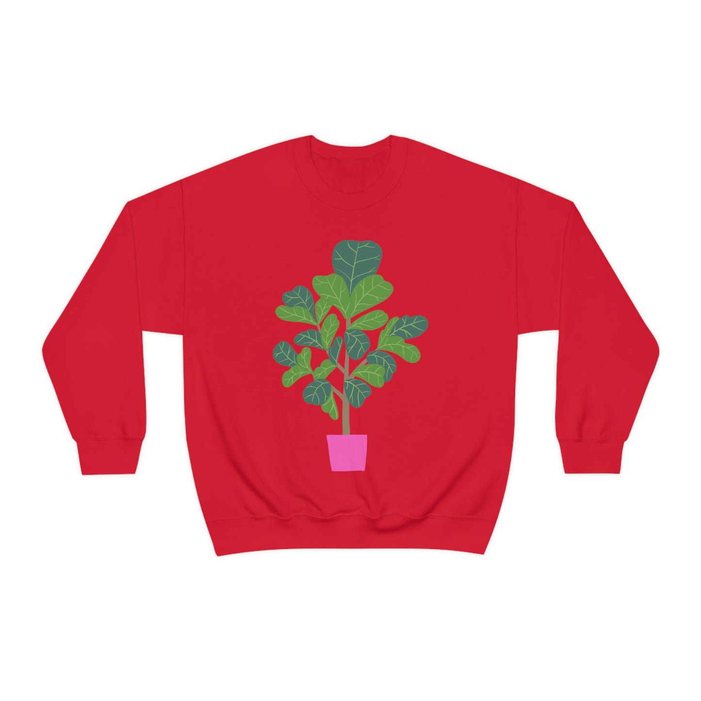 FIDDLE LEAF FIG  Unisex Heavy Blend™ Crewneck Sweatshirt |  House plants