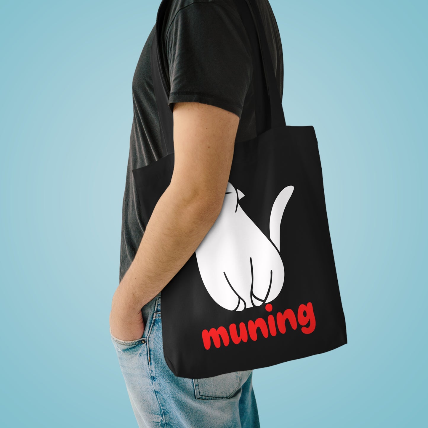 MUNING -- Cotton Tote Bag | Cats | Cat lover | Filipino | Tagalog