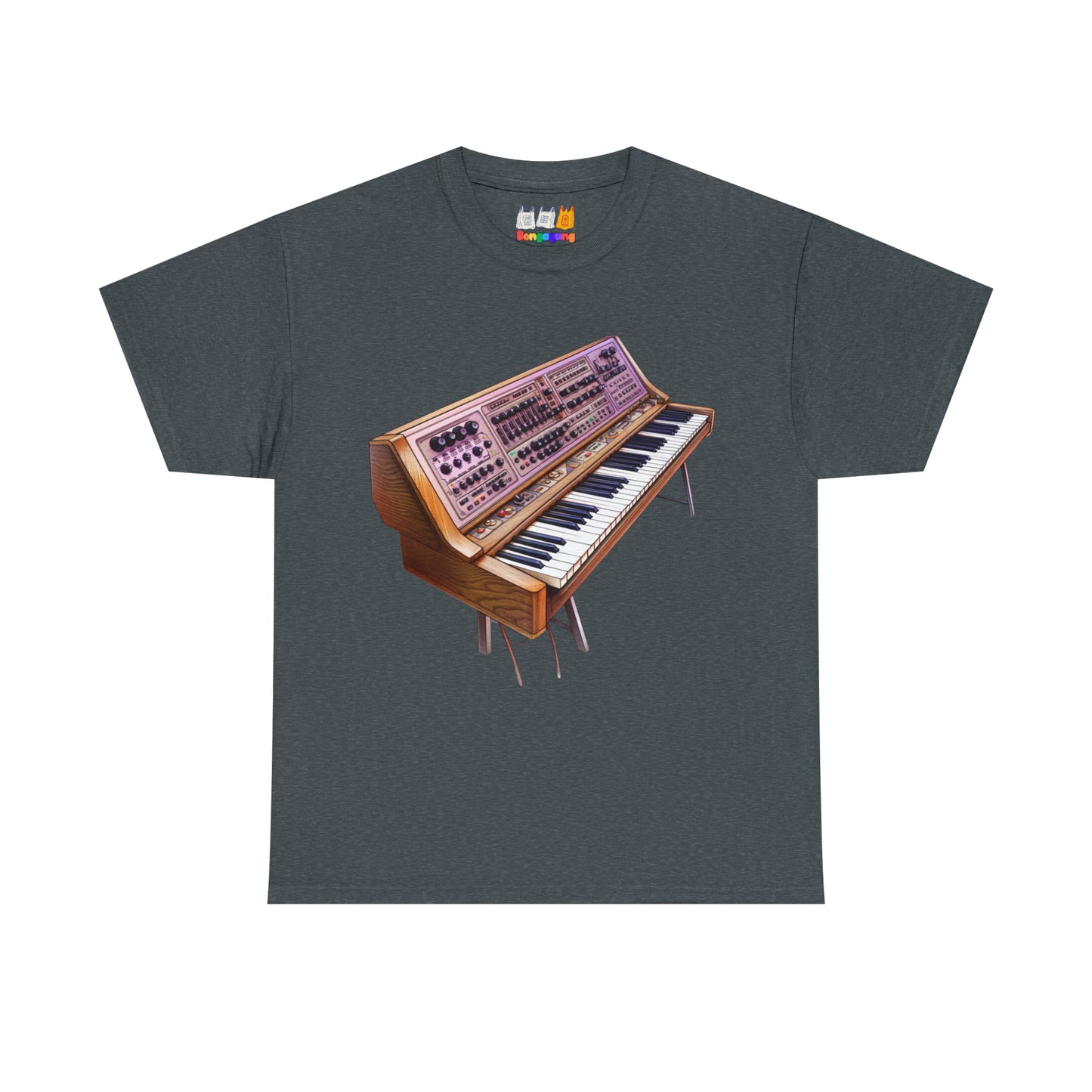 Polyphonic Synthesizer Unisex Heavy Cotton T-Shirt | Electronic Music | Beat Making | Hip Hop | Music Production