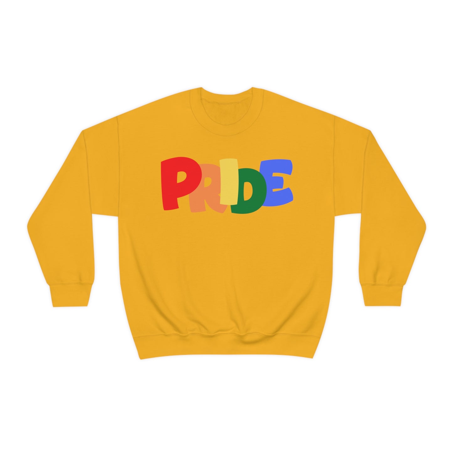 PRIDE  Unisex Heavy Blend™ Crewneck Sweatshirt | Pride Month | LGBTQ | Lesbian Gay Bisexual Transgender Queer | Love | Celebrate