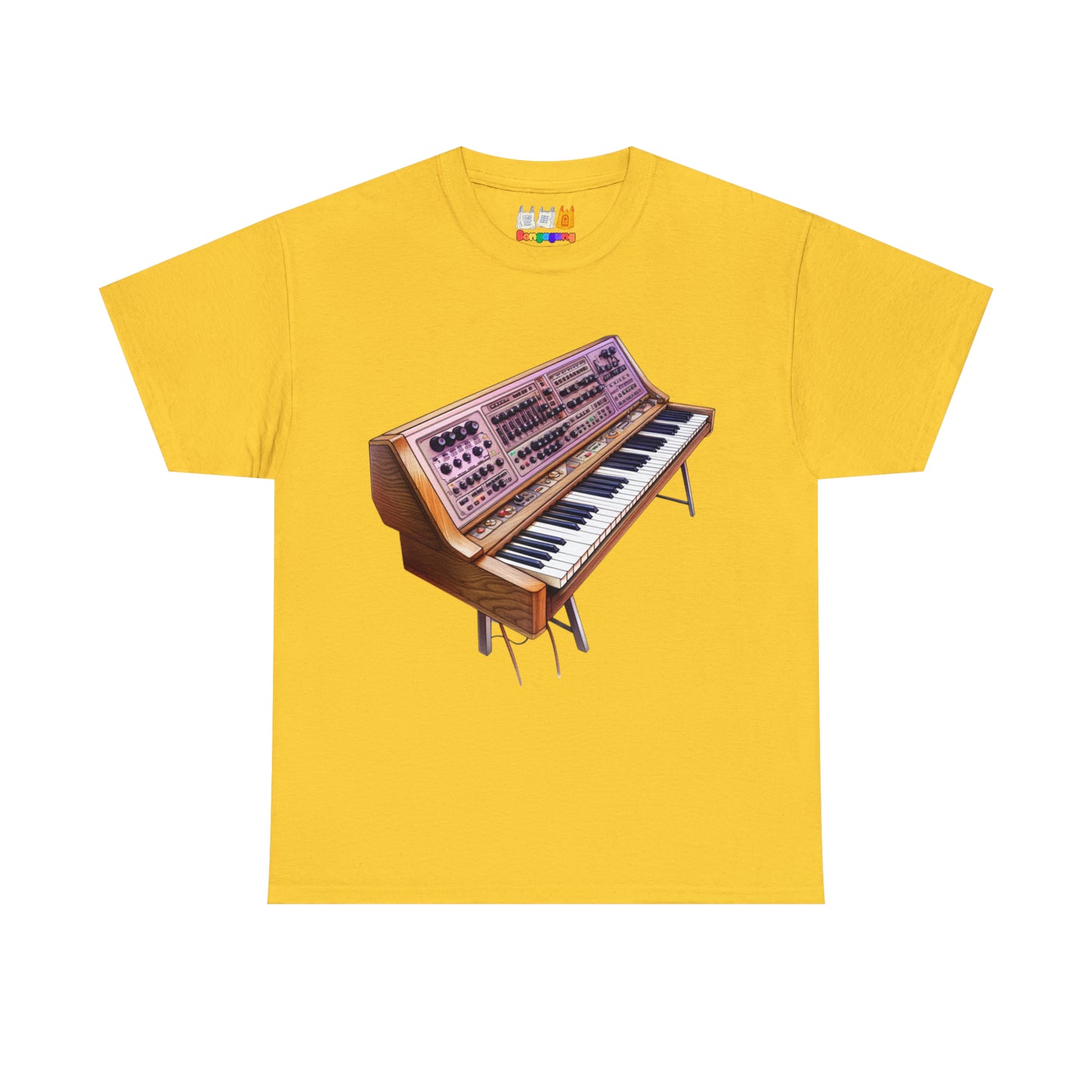 Polyphonic Synthesizer Unisex Heavy Cotton T-Shirt | Electronic Music | Beat Making | Hip Hop | Music Production