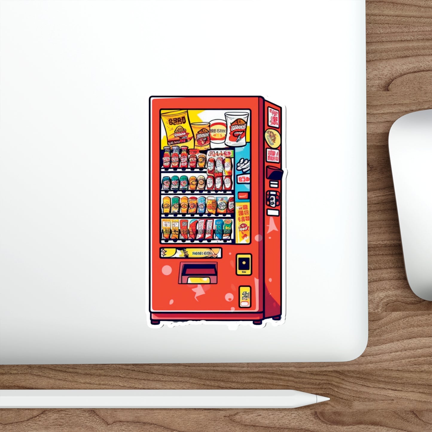 Japanese Vending Machine - Die-Cut Stickers