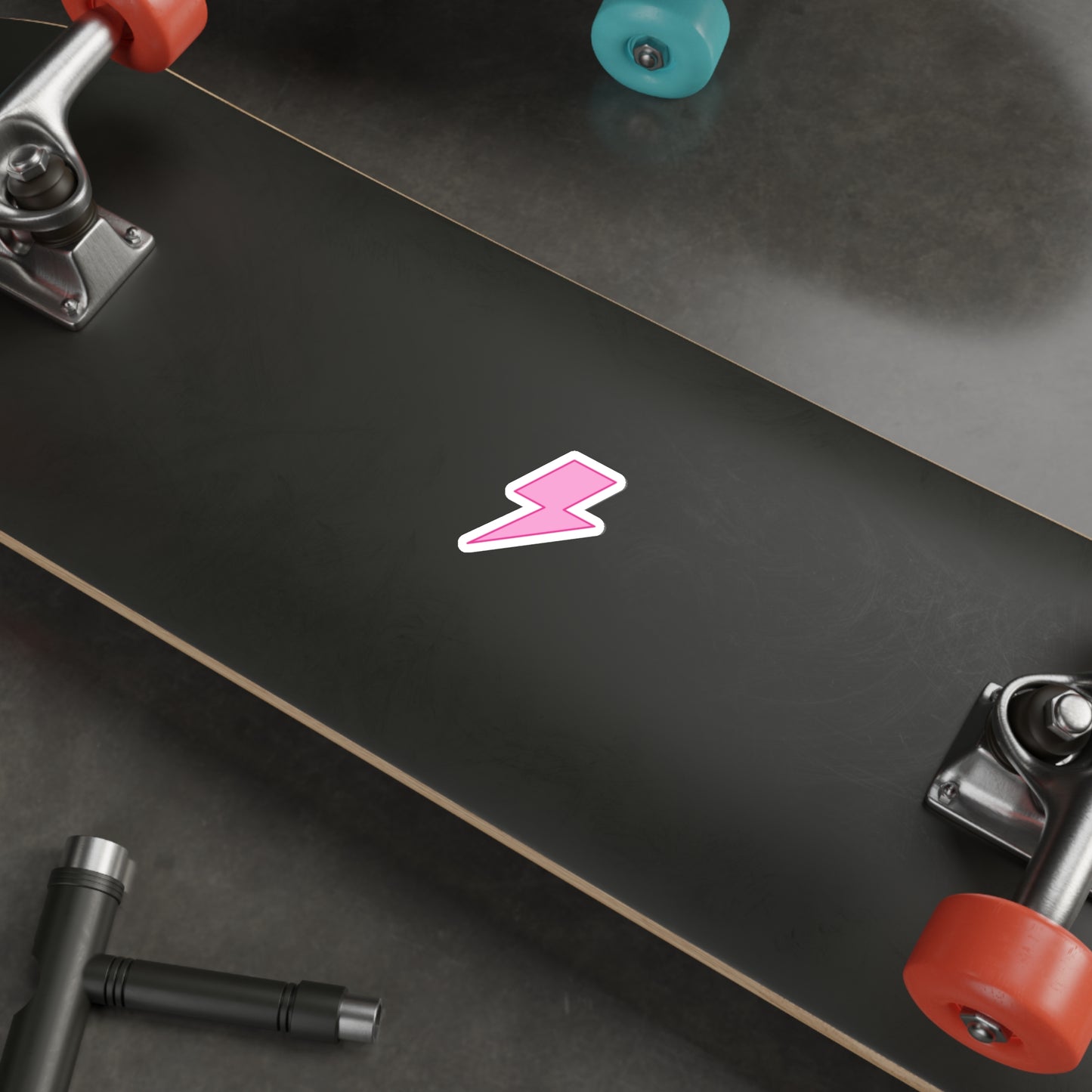 PINK BOLT Die-Cut Stickers Vinyl Stickers Laptop Car Skateboard Luggage Hydroflasks Phone Waterproof