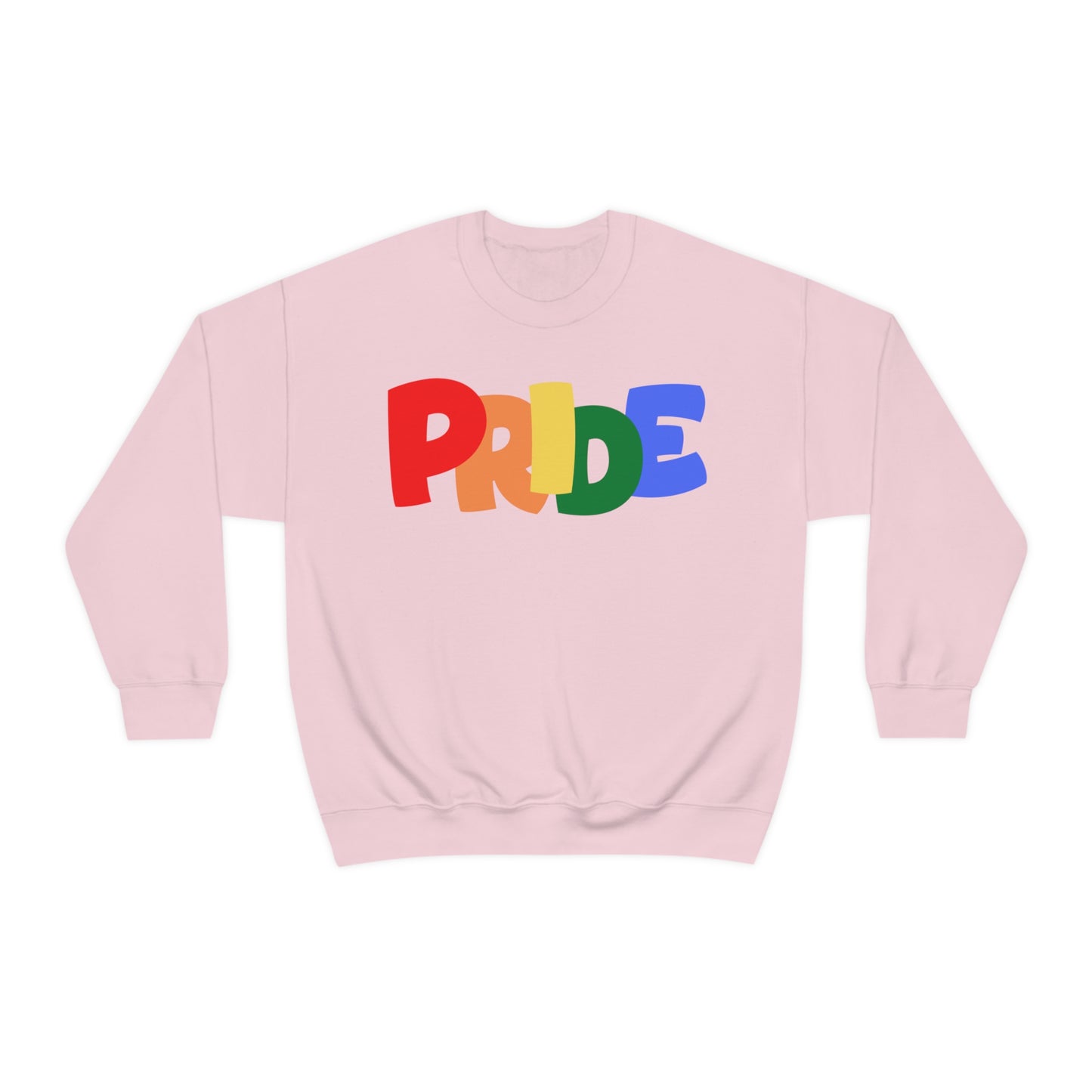 PRIDE  Unisex Heavy Blend™ Crewneck Sweatshirt | Pride Month | LGBTQ | Lesbian Gay Bisexual Transgender Queer | Love | Celebrate