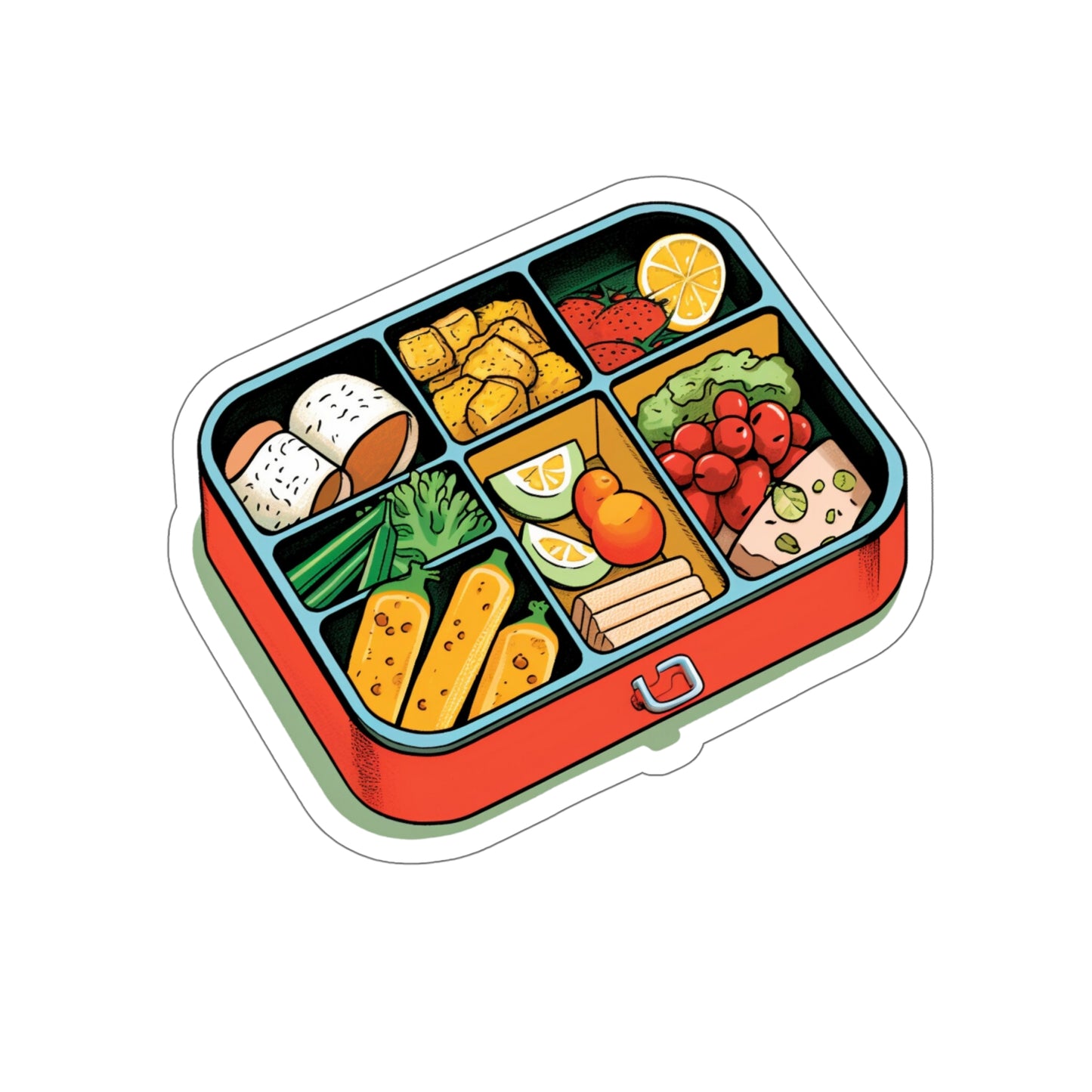 BENTO BOX - Die-Cut Stickers | Japanese | Traditional | Lunchbox