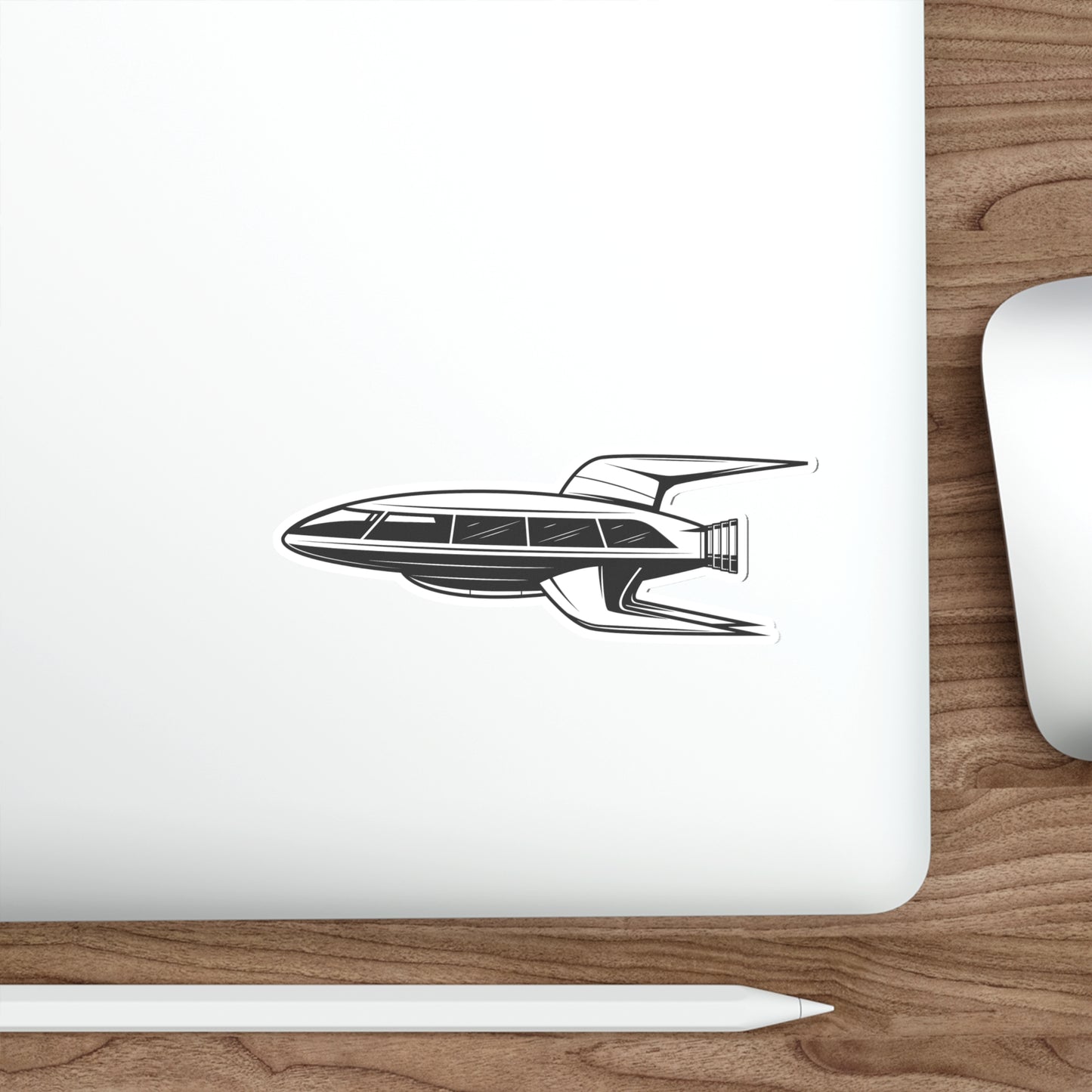 SPACE SHUTTLE Die-Cut Stickers Space Ship Sticker Space Travel Sci-fi SkateBoard Bike Car Laptop Cell Phone Water Bottle