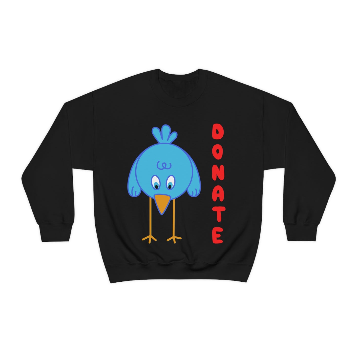 DONATE BLUE BIRD Unisex Heavy Blend™ Crewneck Sweatshirt | UNHR Donation for a cause