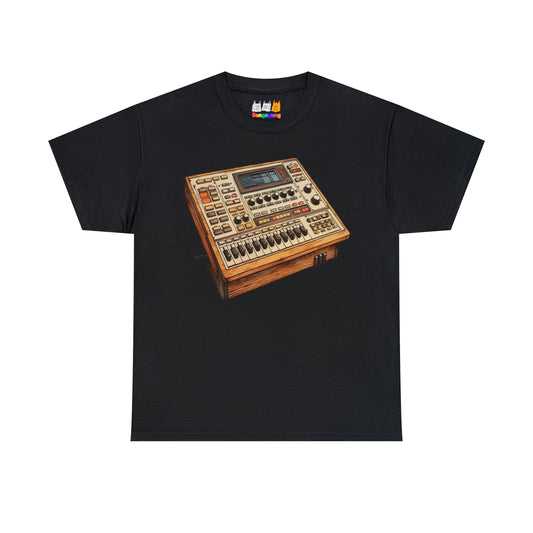Analog Drum Machine Unisex Heavy Cotton T-Shirt | Electronic Music | Beat Making | Hip Hop | Music Production