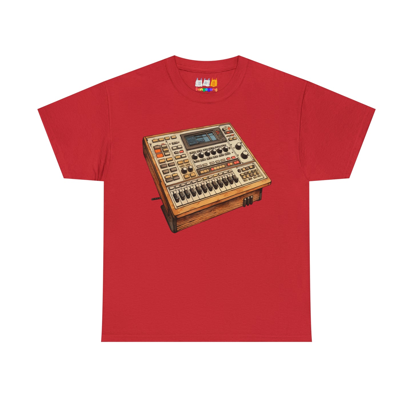 Analog Drum Machine Unisex Heavy Cotton T-Shirt | Electronic Music | Beat Making | Hip Hop | Music Production