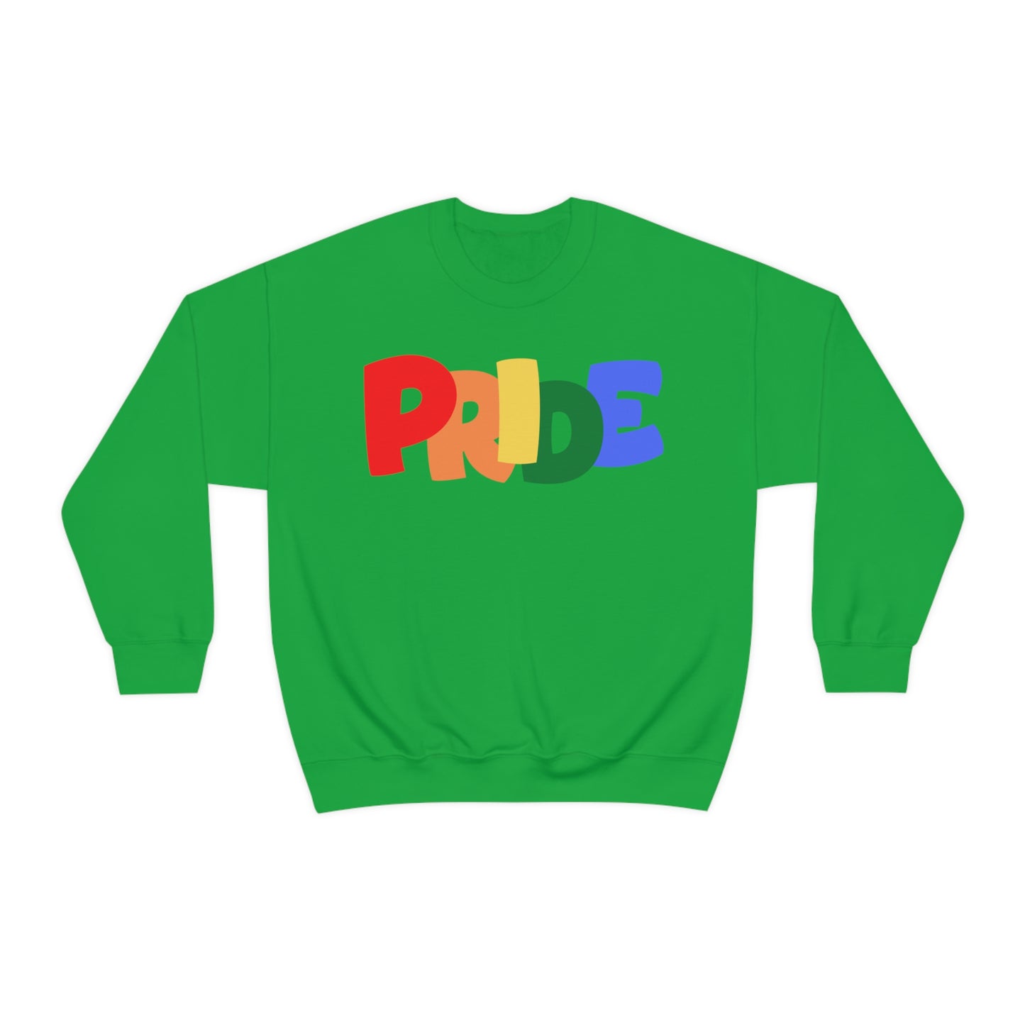 PRIDE  Unisex Heavy Blend™ Crewneck Sweatshirt | Pride Month | LGBTQ | Lesbian Gay Bisexual Transgender Queer | Love | Celebrate