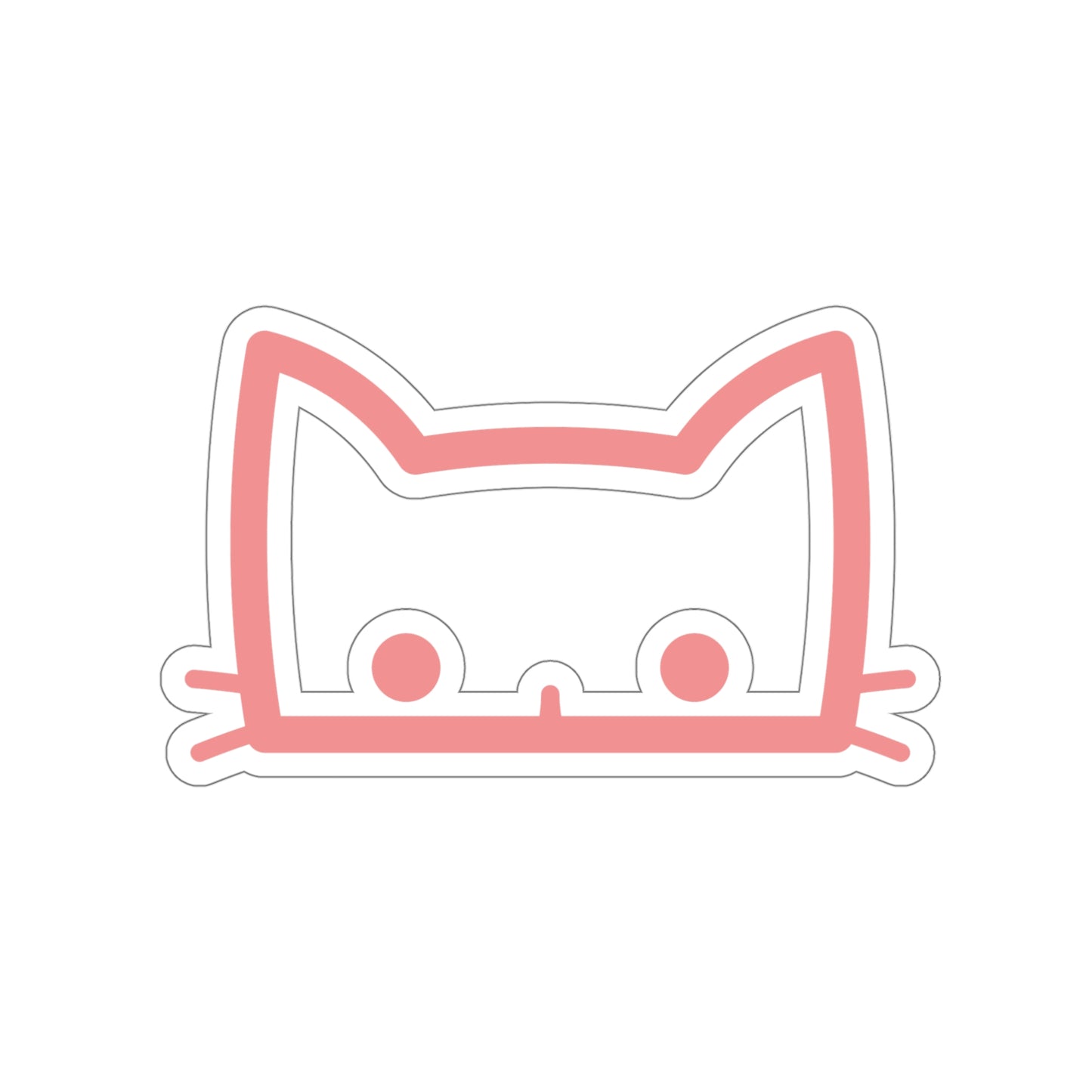 Pink Cat-Die-Cut Stickers | Laptop | Car | Skateboard | Luggage | Phone | Waterproof