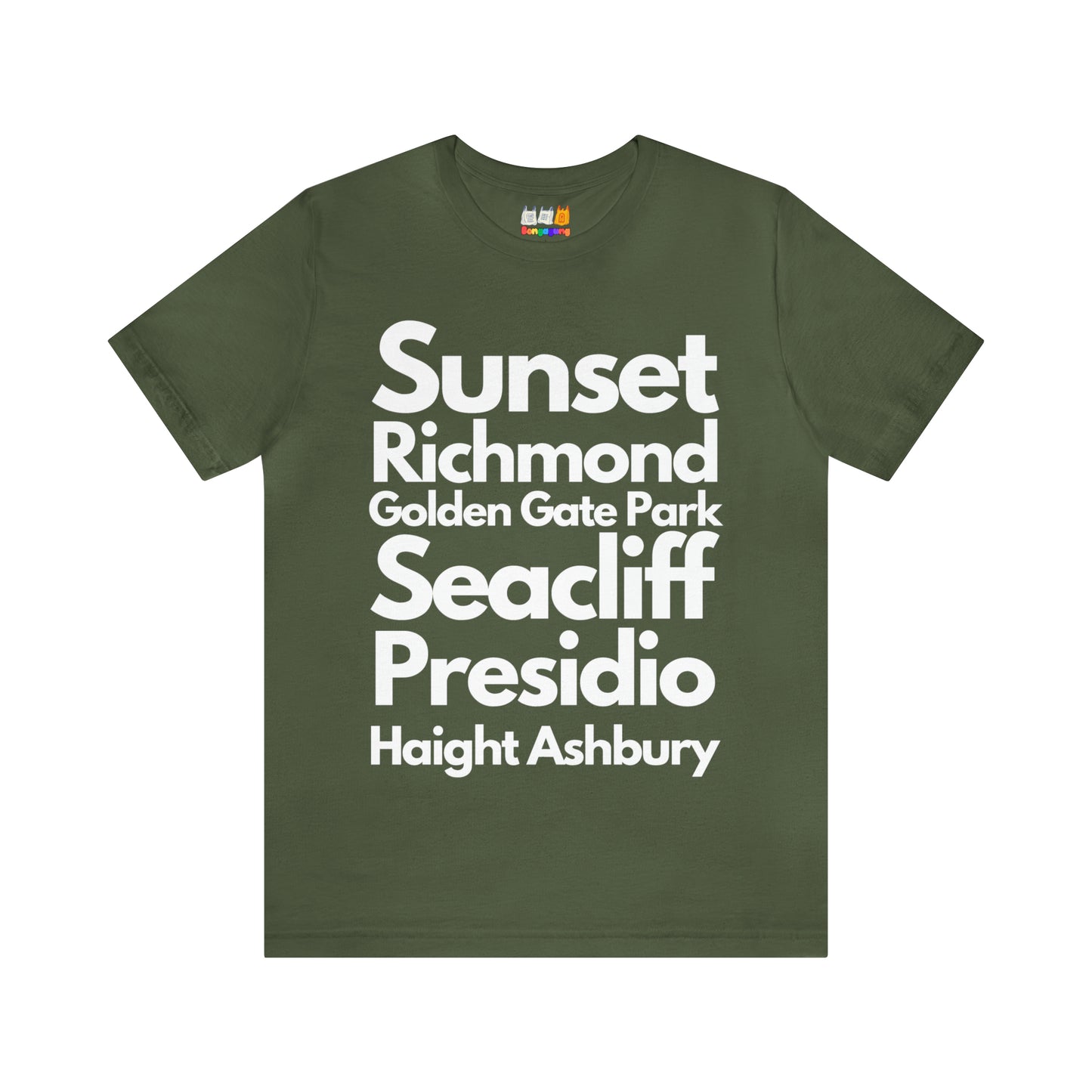 SAN FRANCISCO SUNSET Unisex Jersey Short Sleeve T-SHIRT | San Francisco | Bay Area | California