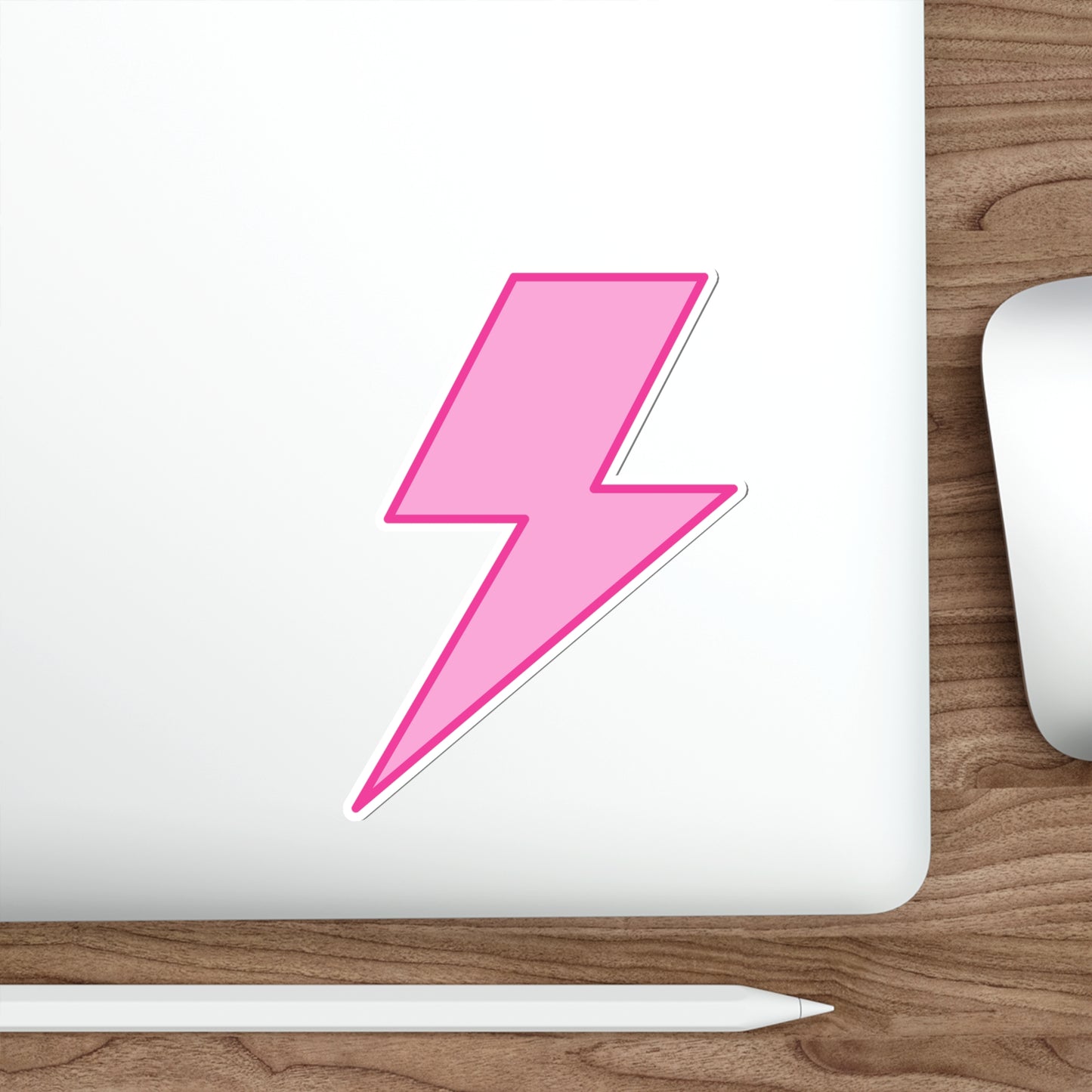 PINK BOLT Die-Cut Stickers Vinyl Stickers Laptop Car Skateboard Luggage Hydroflasks Phone Waterproof