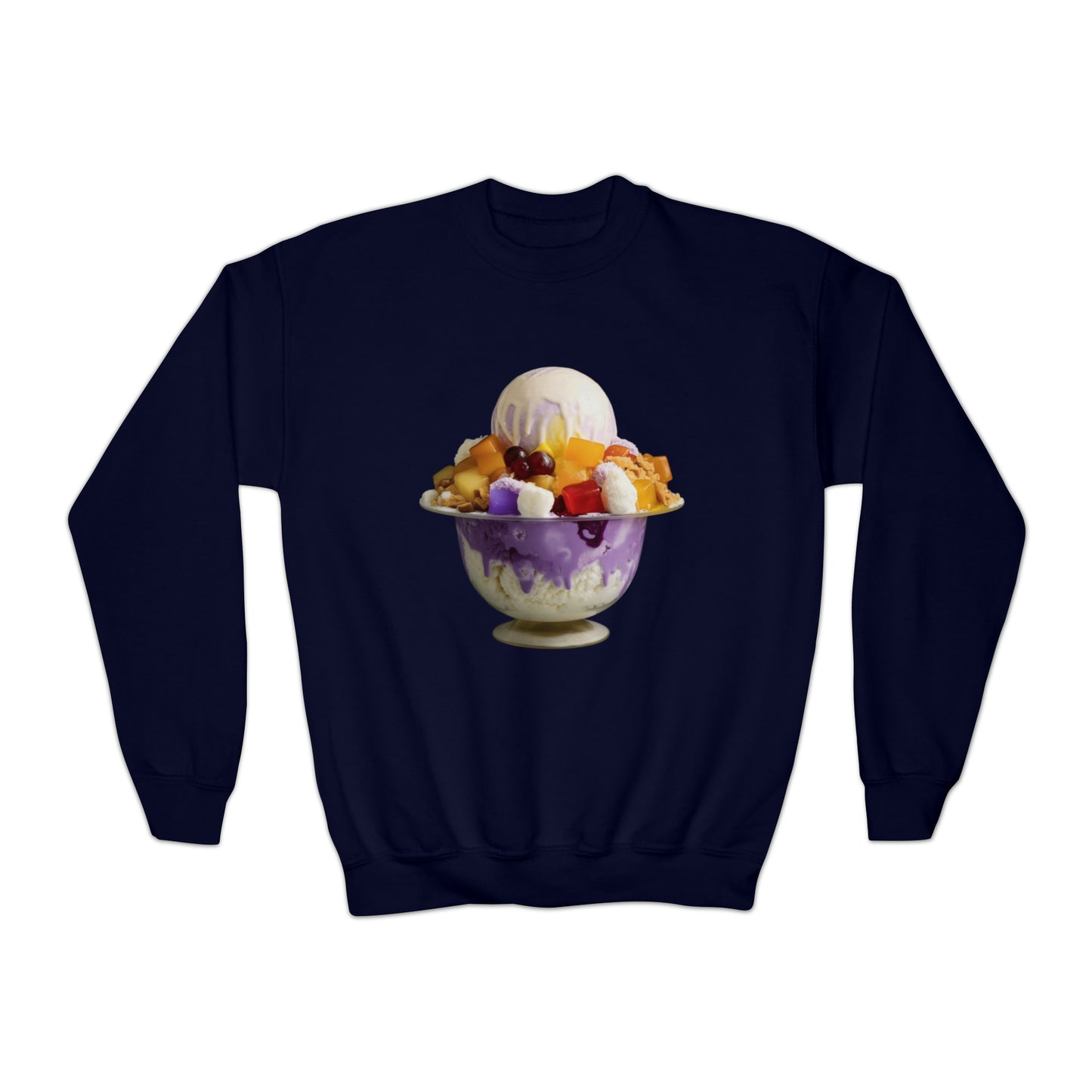 HALO-HALO Youth Crewneck Sweatshirt | Filipino | Tagalog | Dessert | Sweet