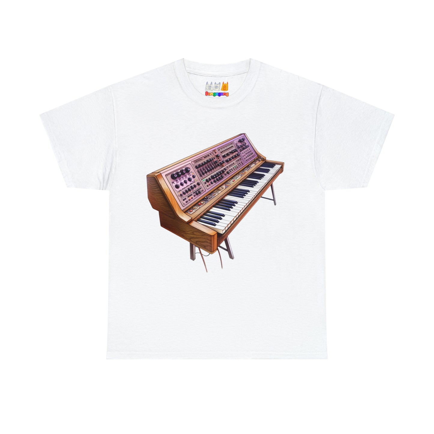 Polyphonic Synthesizer Unisex Heavy Cotton T-Shirt | Electronic Music | Beat Making | Hip Hop | Music Production