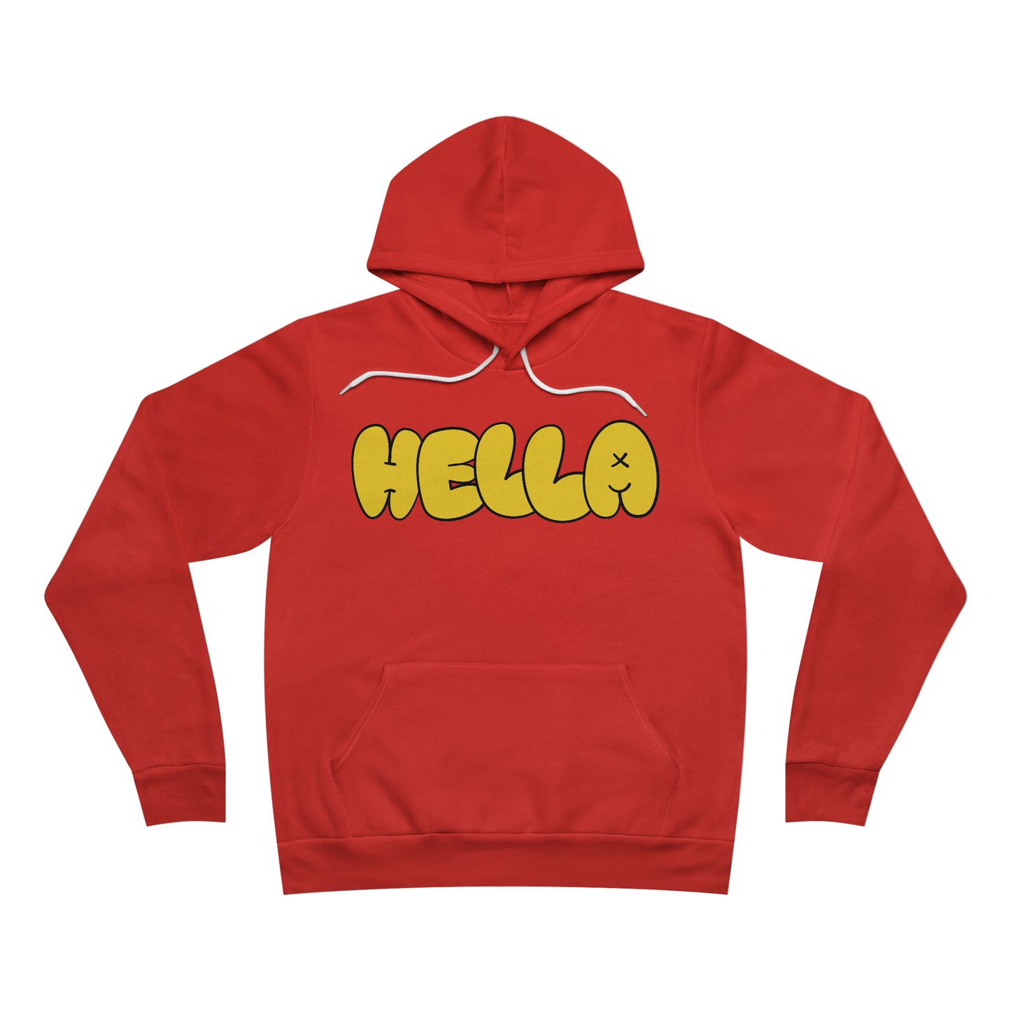 HELLA - Unisex Sponge Fleece Pullover Hoodie | Oakland | East Bay | San Francisco | Norcal | Northern California