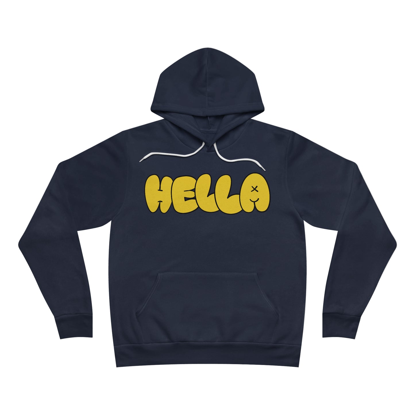 HELLA - Unisex Sponge Fleece Pullover Hoodie | Oakland | East Bay | San Francisco | Norcal | Northern California