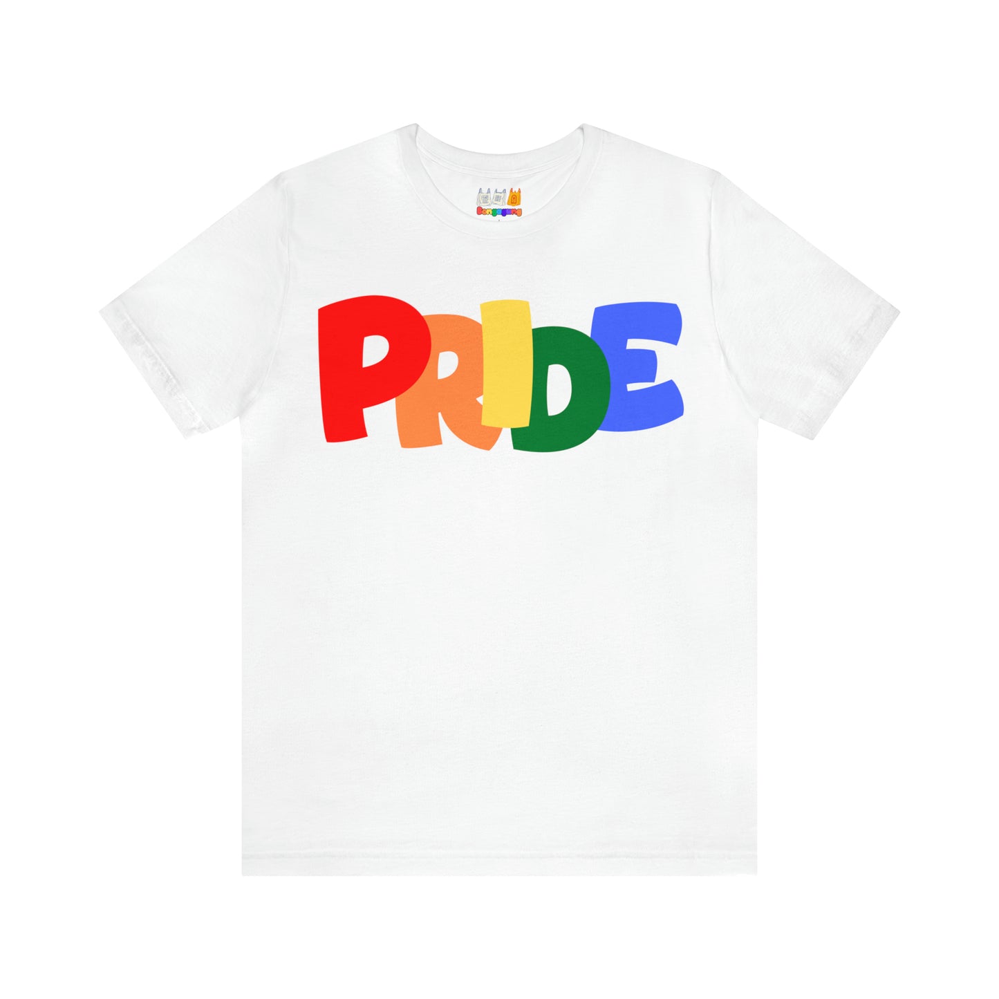 PRIDE Jersey Short Sleeve T-Shirt | Diversity | Equality | Pride Month | LGBTQ | Lesbian | Gay | Bisexual | Transgender | Queer | Love