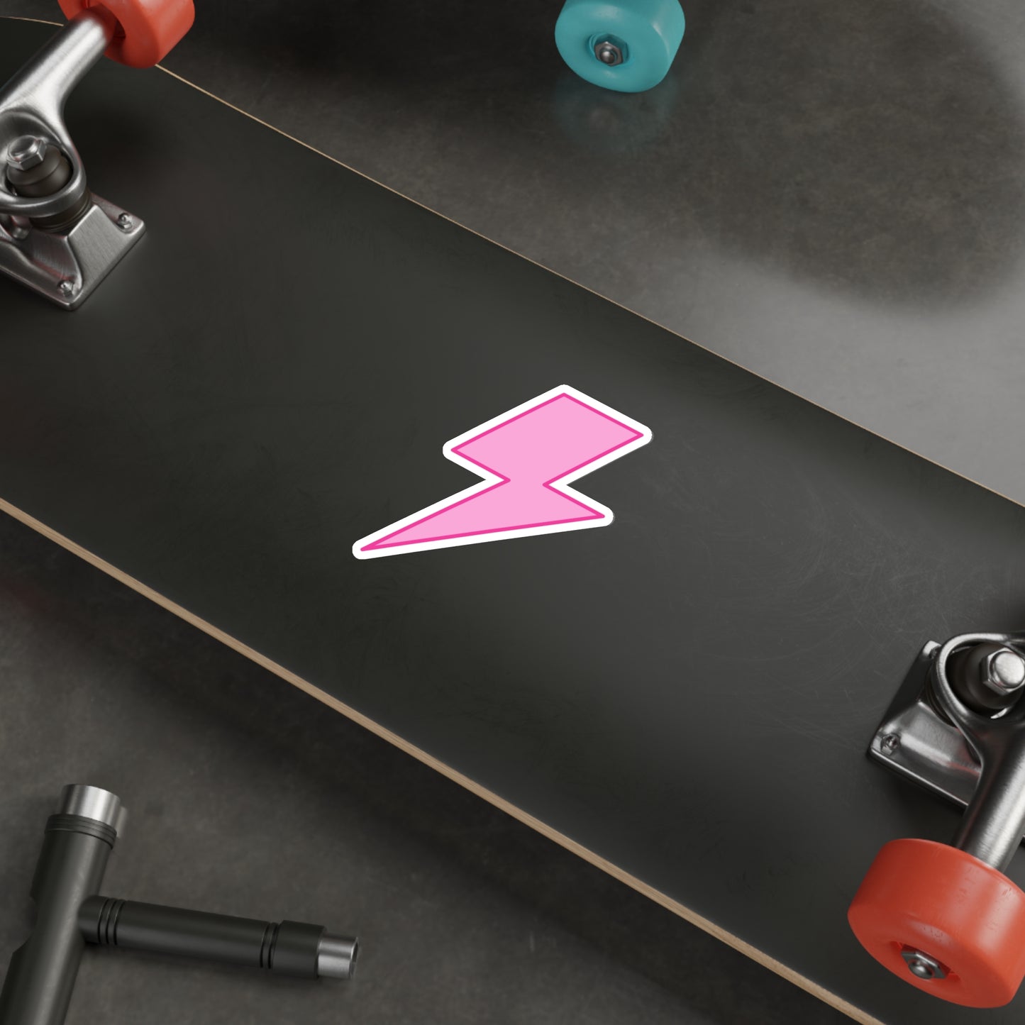 PINK BOLT Die-Cut Stickers Vinyl Stickers Laptop Car Skateboard Luggage Hydroflasks Phone Waterproof