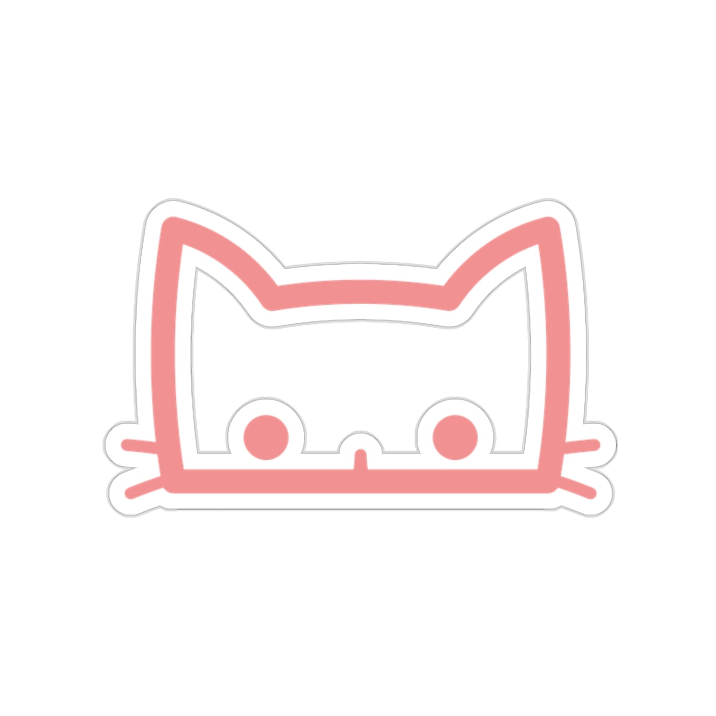 Pink Cat-Die-Cut Stickers | Laptop | Car | Skateboard | Luggage | Phone | Waterproof