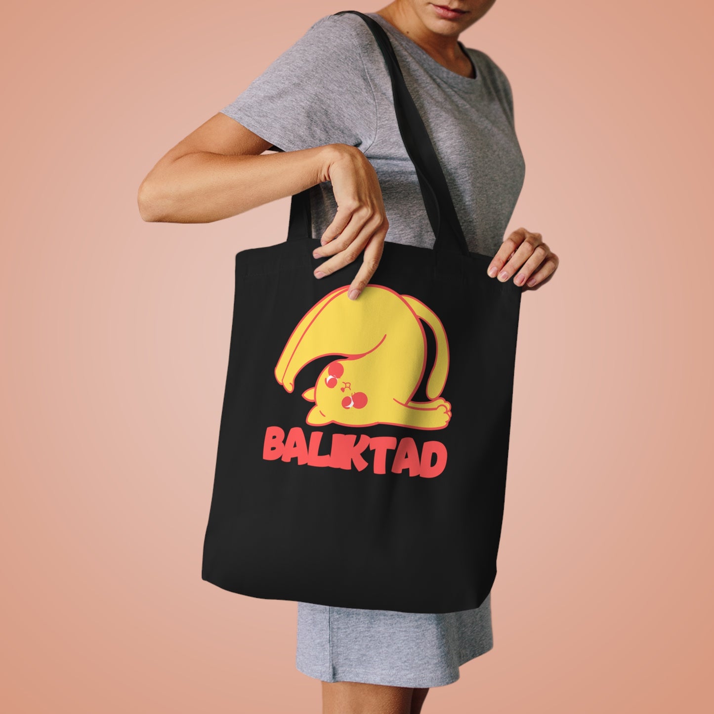 BALIKTAD - Cotton Tote Bag | Cats | Cat lover | Filipino | Tagalog