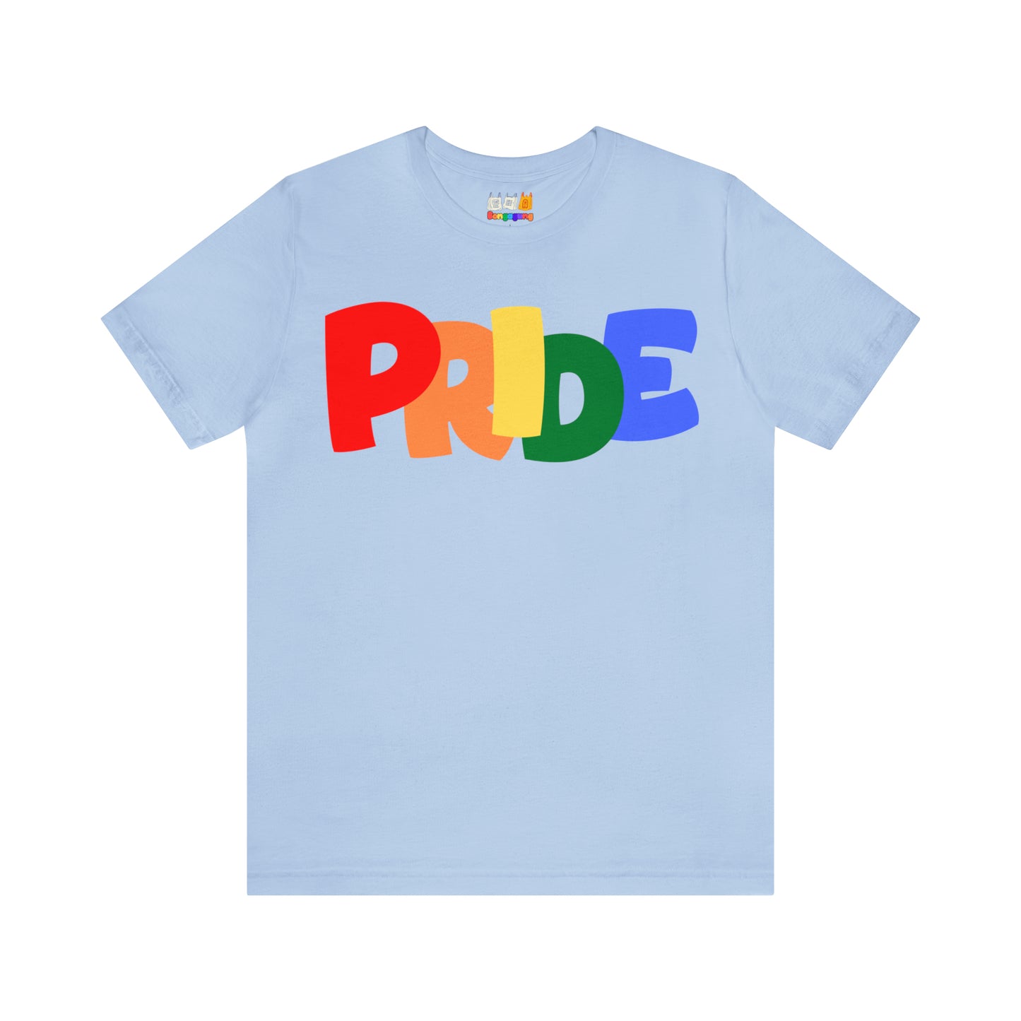 PRIDE Jersey Short Sleeve T-Shirt | Diversity | Equality | Pride Month | LGBTQ | Lesbian | Gay | Bisexual | Transgender | Queer | Love