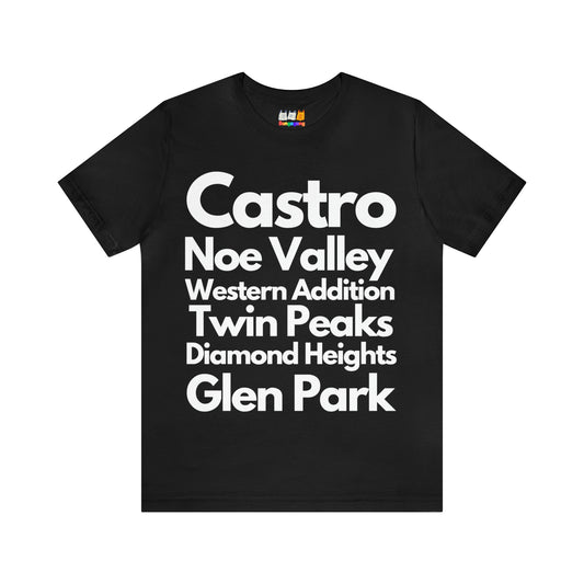 SAN FRANCISCO CASTRO Unisex Jersey Short Sleeve T-Shirt | San Francisco | Bay Area | California