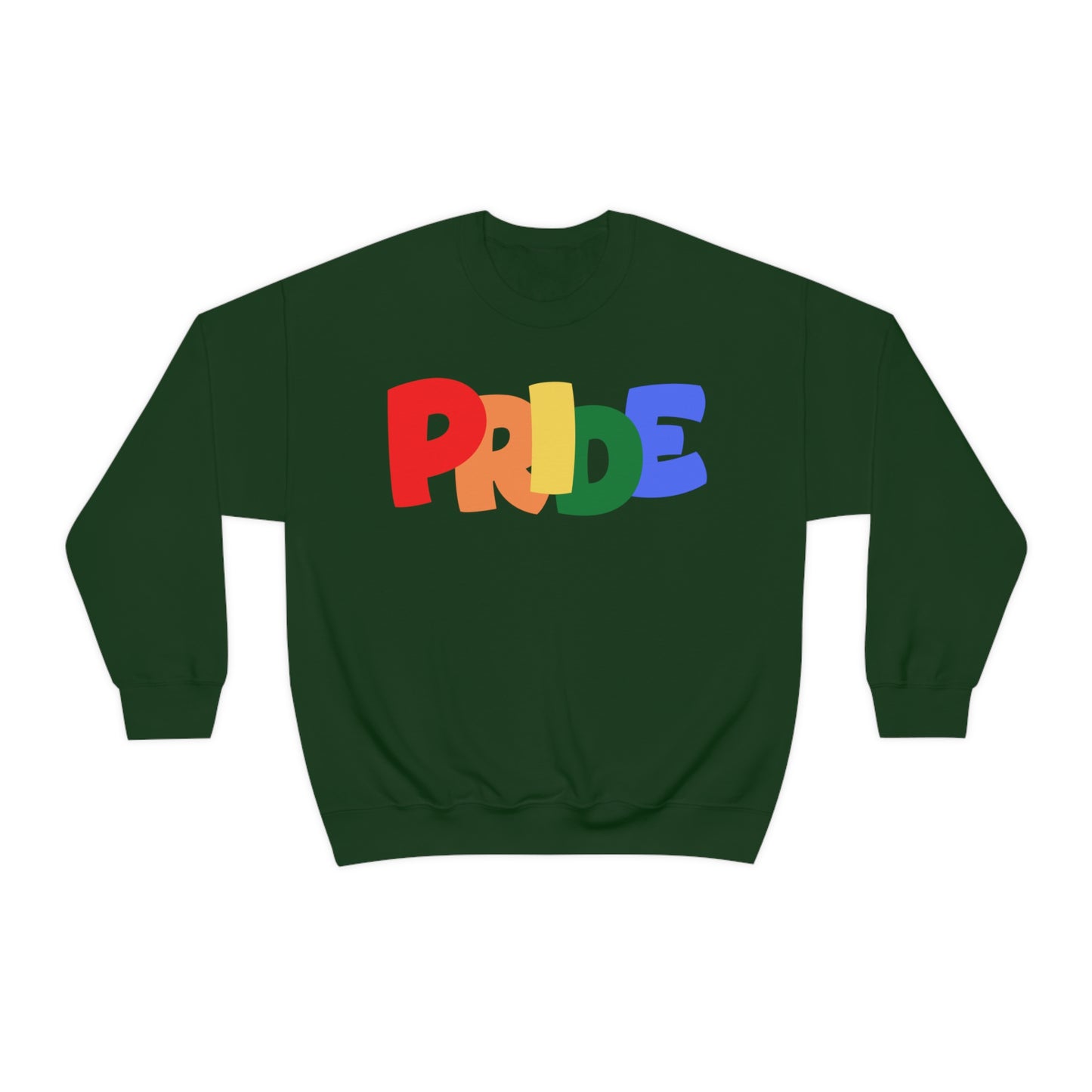 PRIDE  Unisex Heavy Blend™ Crewneck Sweatshirt | Pride Month | LGBTQ | Lesbian Gay Bisexual Transgender Queer | Love | Celebrate