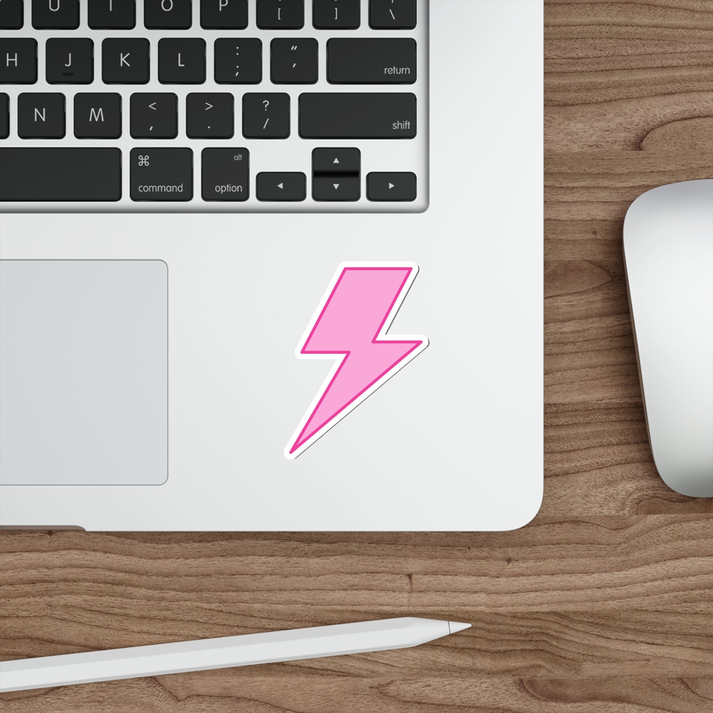 PINK BOLT Die-Cut Stickers Vinyl Stickers Laptop Car Skateboard Luggage Hydroflasks Phone Waterproof