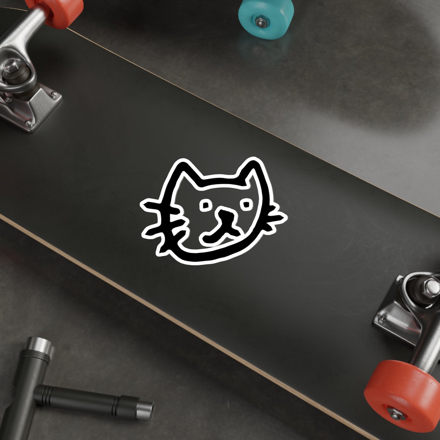 BLACK CAT Die-Cut Stickers Vinyl Stickers Laptop Car Skateboard Luggage Hydroflasks Phone Waterproof