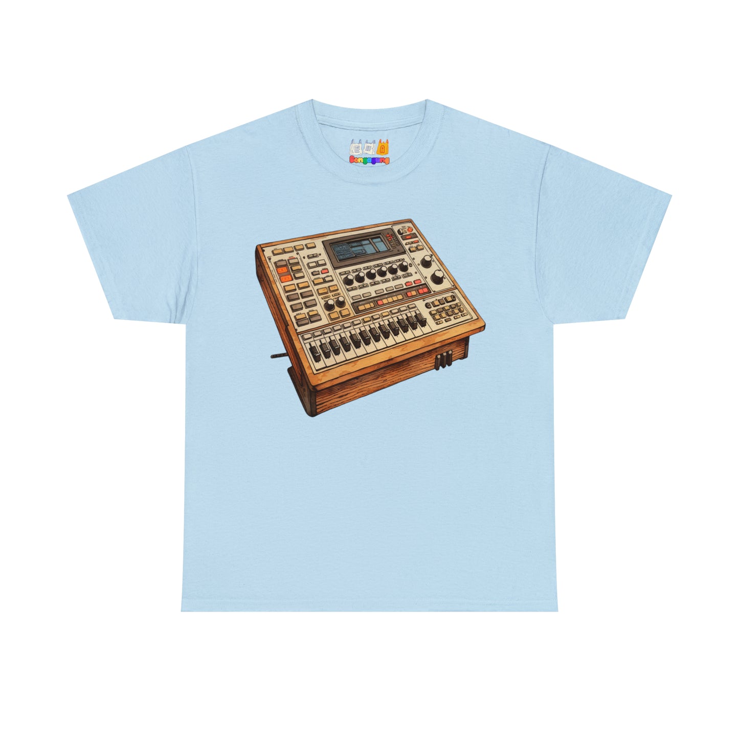 Analog Drum Machine Unisex Heavy Cotton T-Shirt | Electronic Music | Beat Making | Hip Hop | Music Production