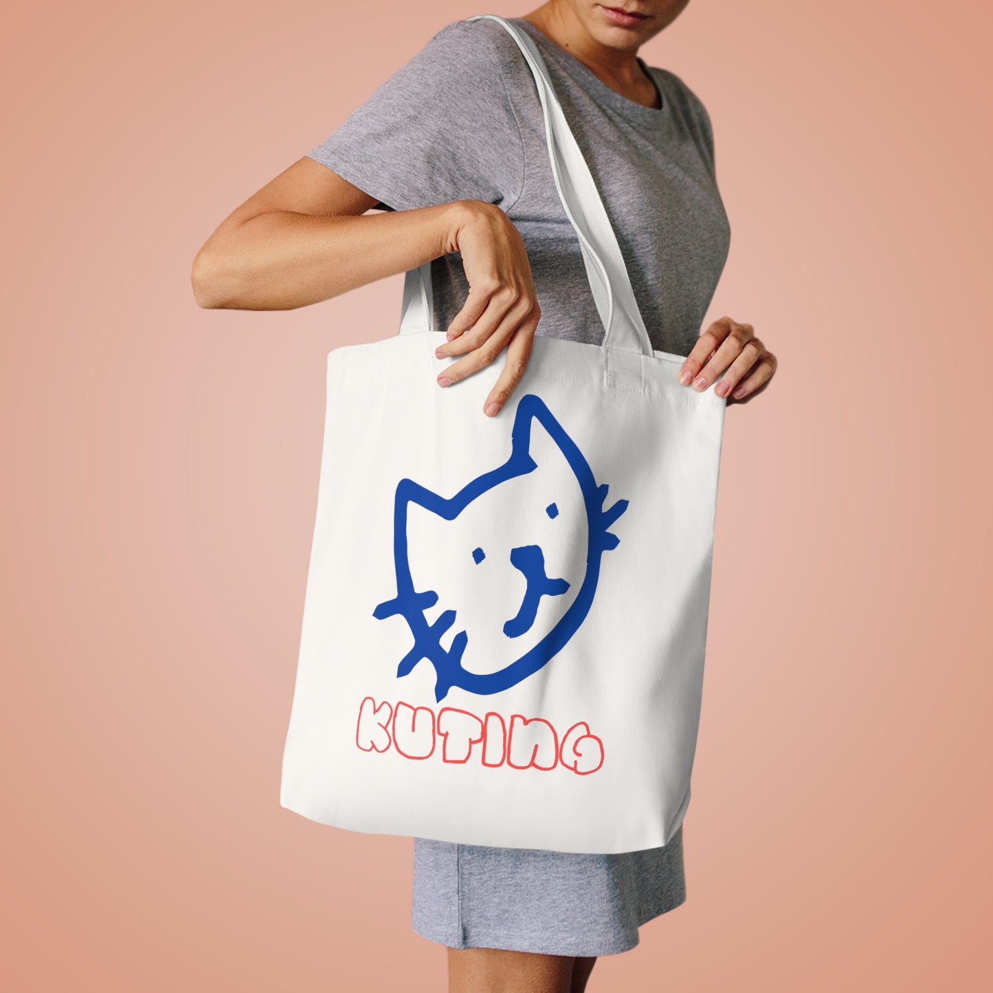 KUTING  Cotton Tote Bag | Cats | Cat lover | Filipino | Tagalog