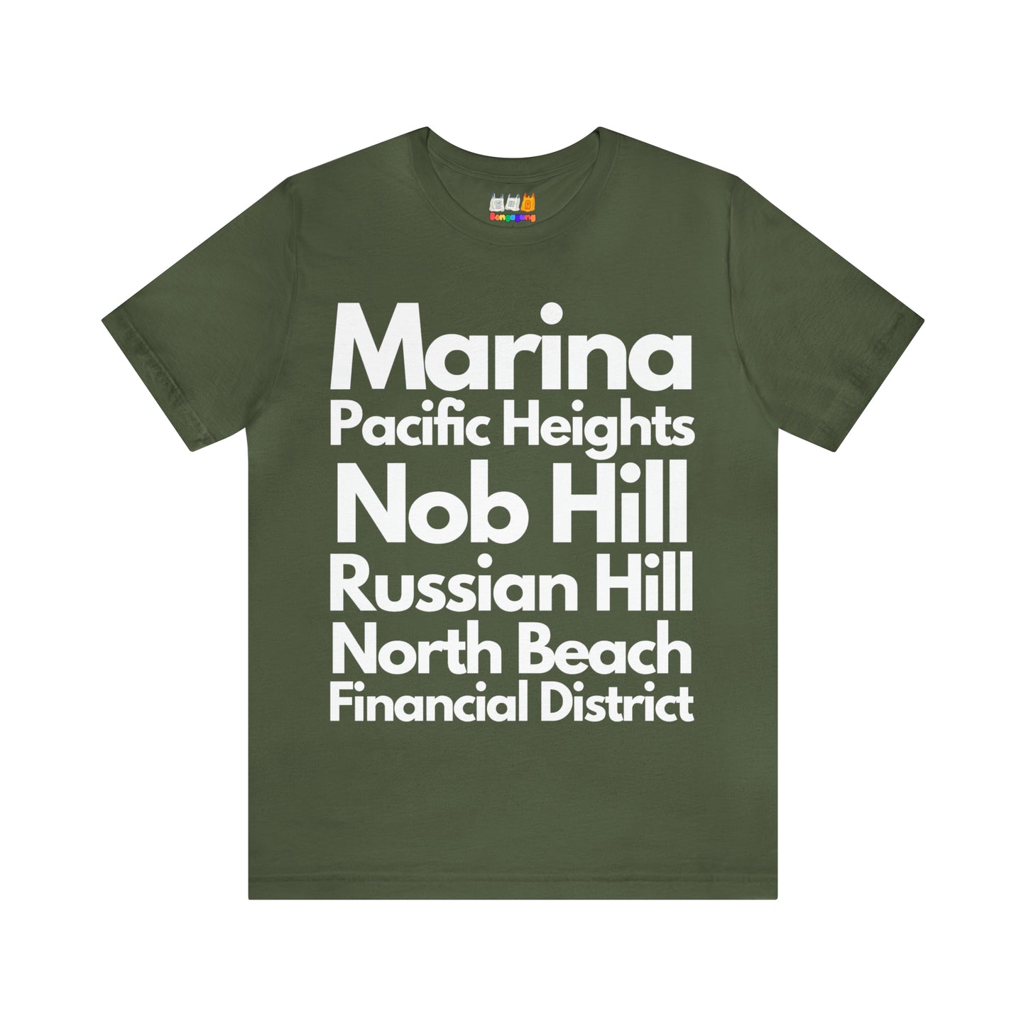 SAN FRANCISCO MARINA Unisex Jersey Short Sleeve T-Shirt | San Francisco | Bay Area | California