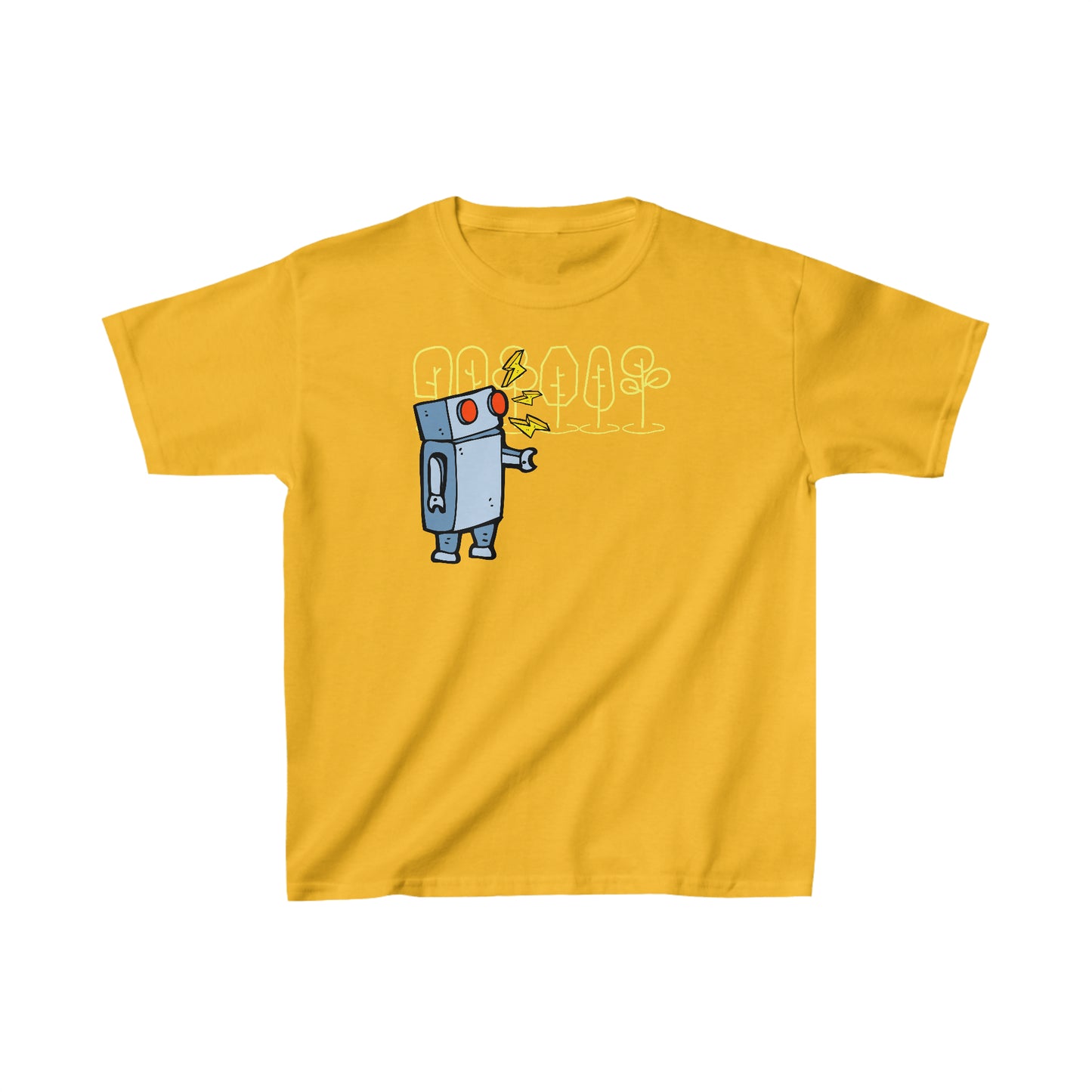 ROBOT Kids Heavy Cotton™ Tee Robot T-Shirt Gift for Kids Gift for herGift for him School Clothes