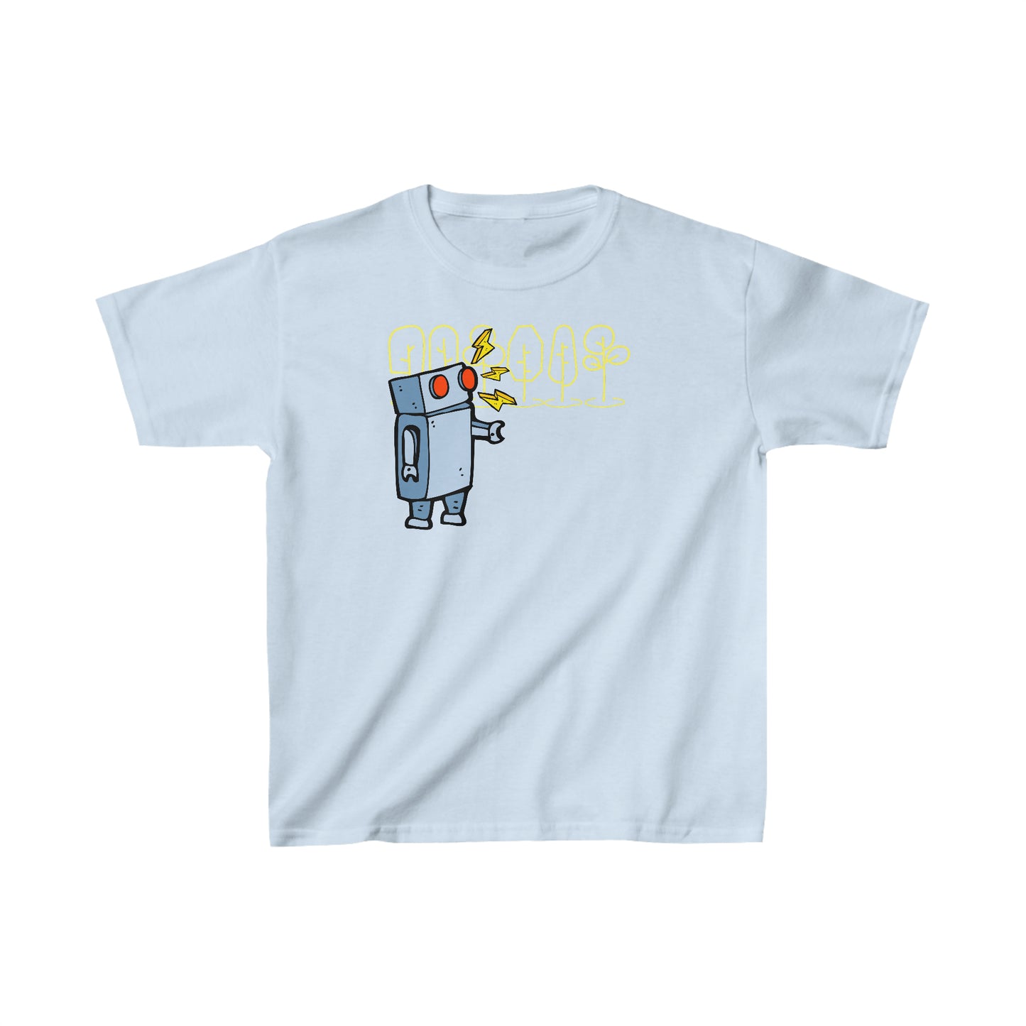 ROBOT Kids Heavy Cotton™ Tee Robot T-Shirt Gift for Kids Gift for herGift for him School Clothes