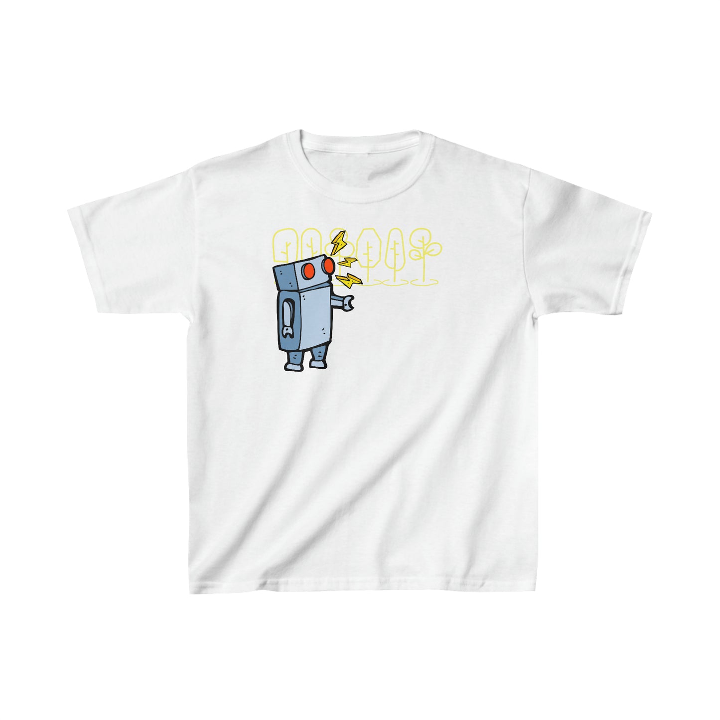 ROBOT Kids Heavy Cotton™ Tee Robot T-Shirt Gift for Kids Gift for herGift for him School Clothes