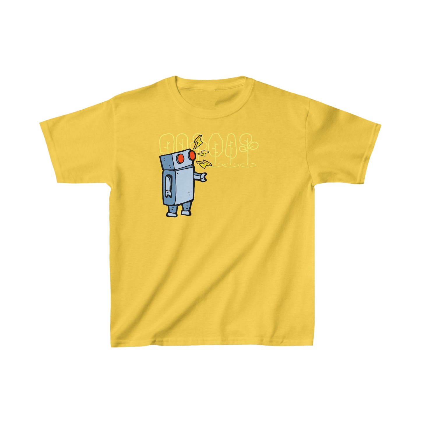 ROBOT Kids Heavy Cotton™ Tee Robot T-Shirt Gift for Kids Gift for herGift for him School Clothes