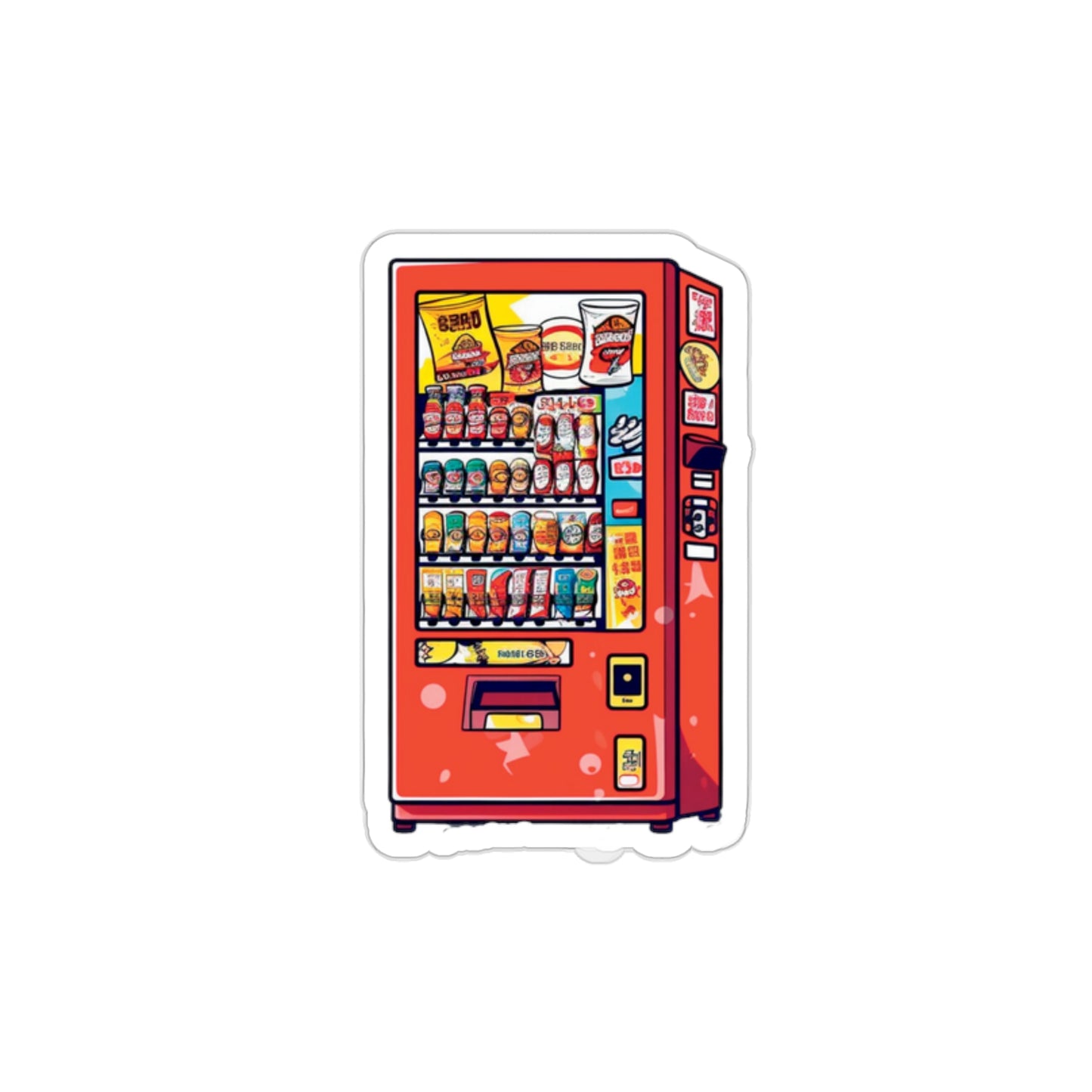 Japanese Vending Machine - Die-Cut Stickers