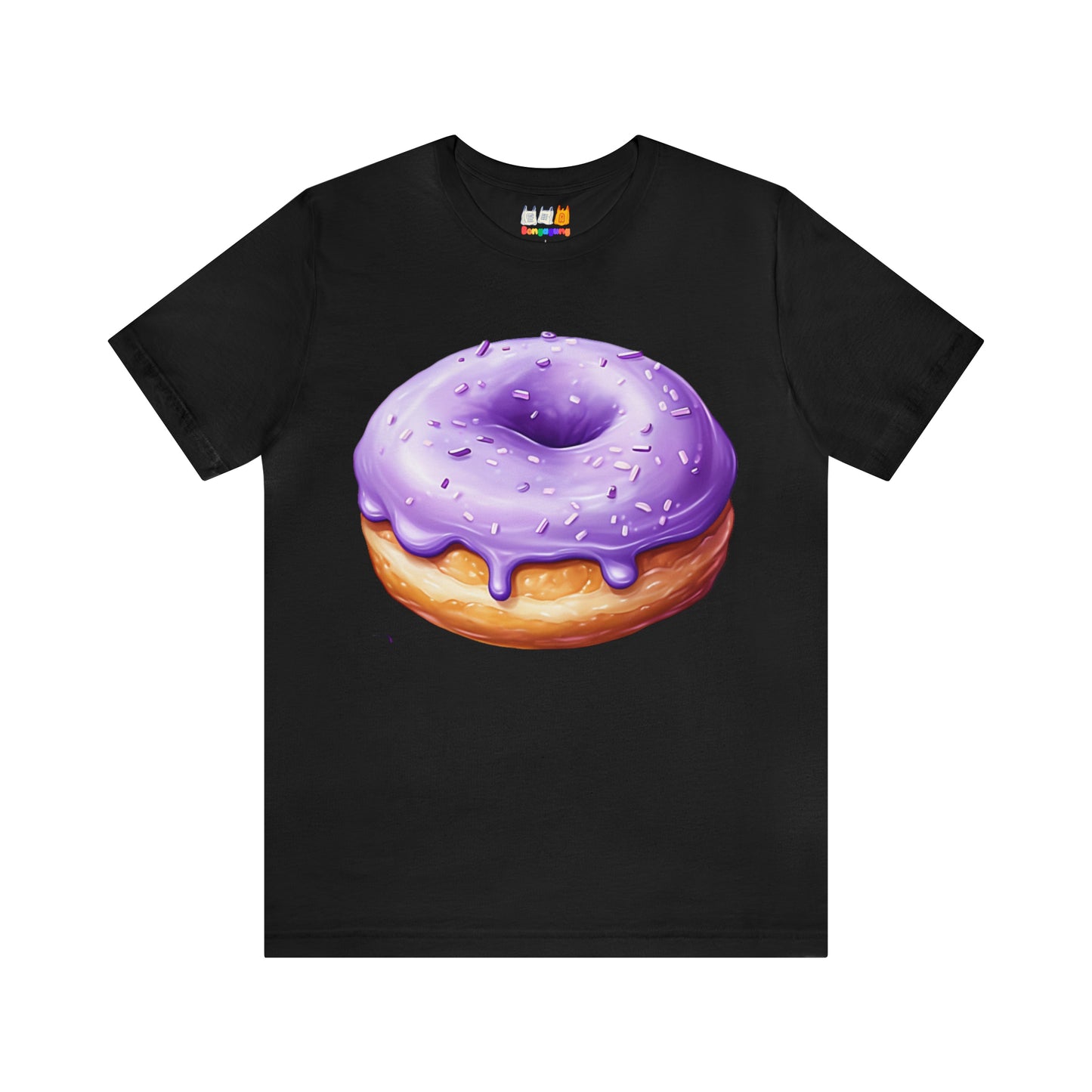 UBE DONUT Unisex Jersey Short Sleeve T-Shirt | Filipino | Dessert | Purple Yam | Philippines