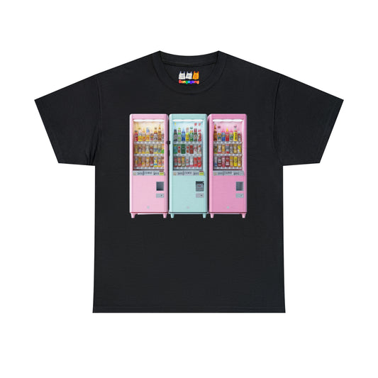 Japanese Vending Machine II Unisex Heavy Cotton T-SHIRT Japan Tokyo Osaka T-Shirt