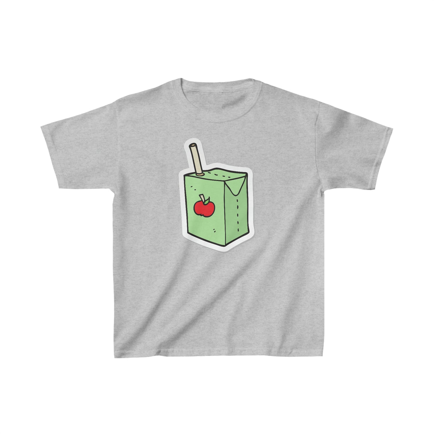 APPLE JUICE BOX  Kids Heavy Cotton Tee juice box t-shirt snack t-shirt kid's clothing