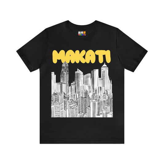 MAKATI Unisex Jersey Short Sleeve T-Shirt | Manila | Philippines | Skyline | Skyscrapers | Buildings