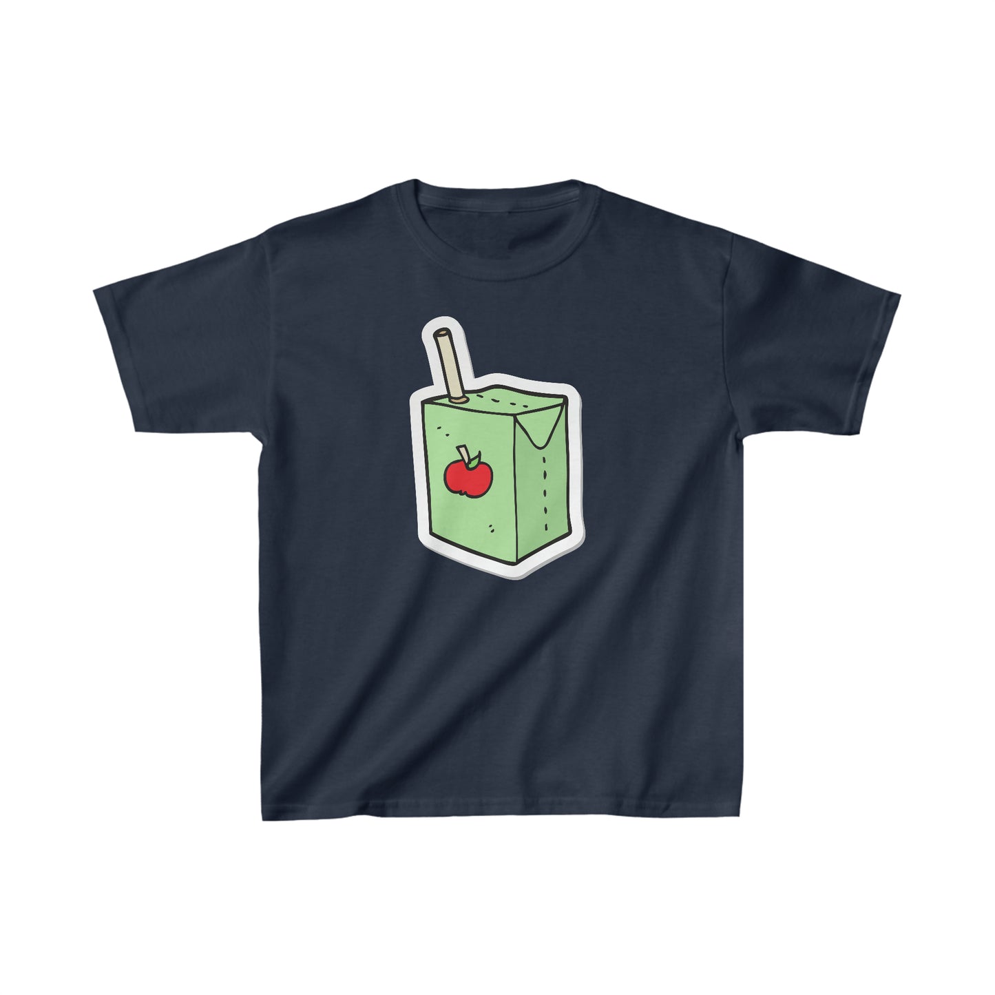 APPLE JUICE BOX  Kids Heavy Cotton Tee juice box t-shirt snack t-shirt kid's clothing